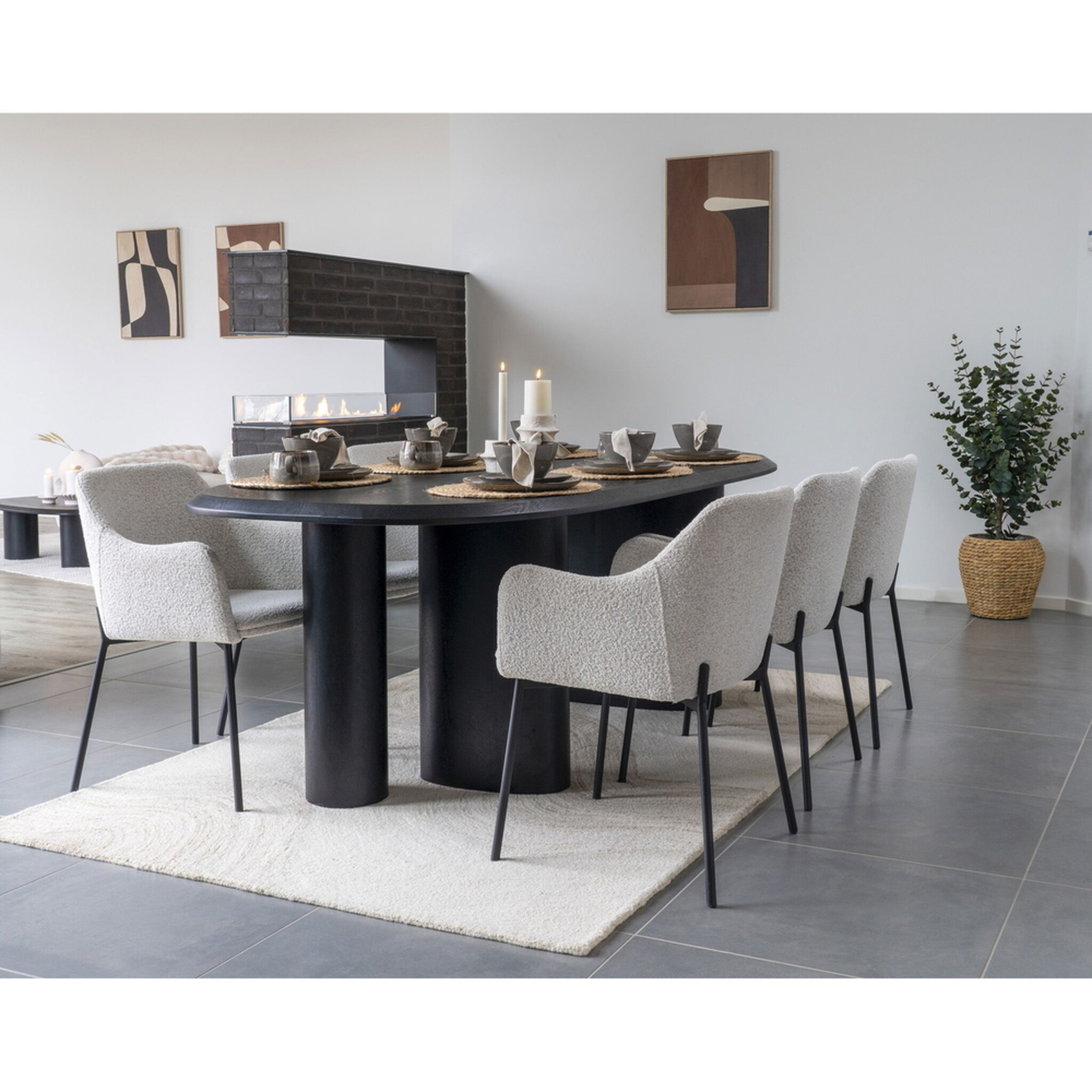 Selma Schüssel 4er Set, grau 
