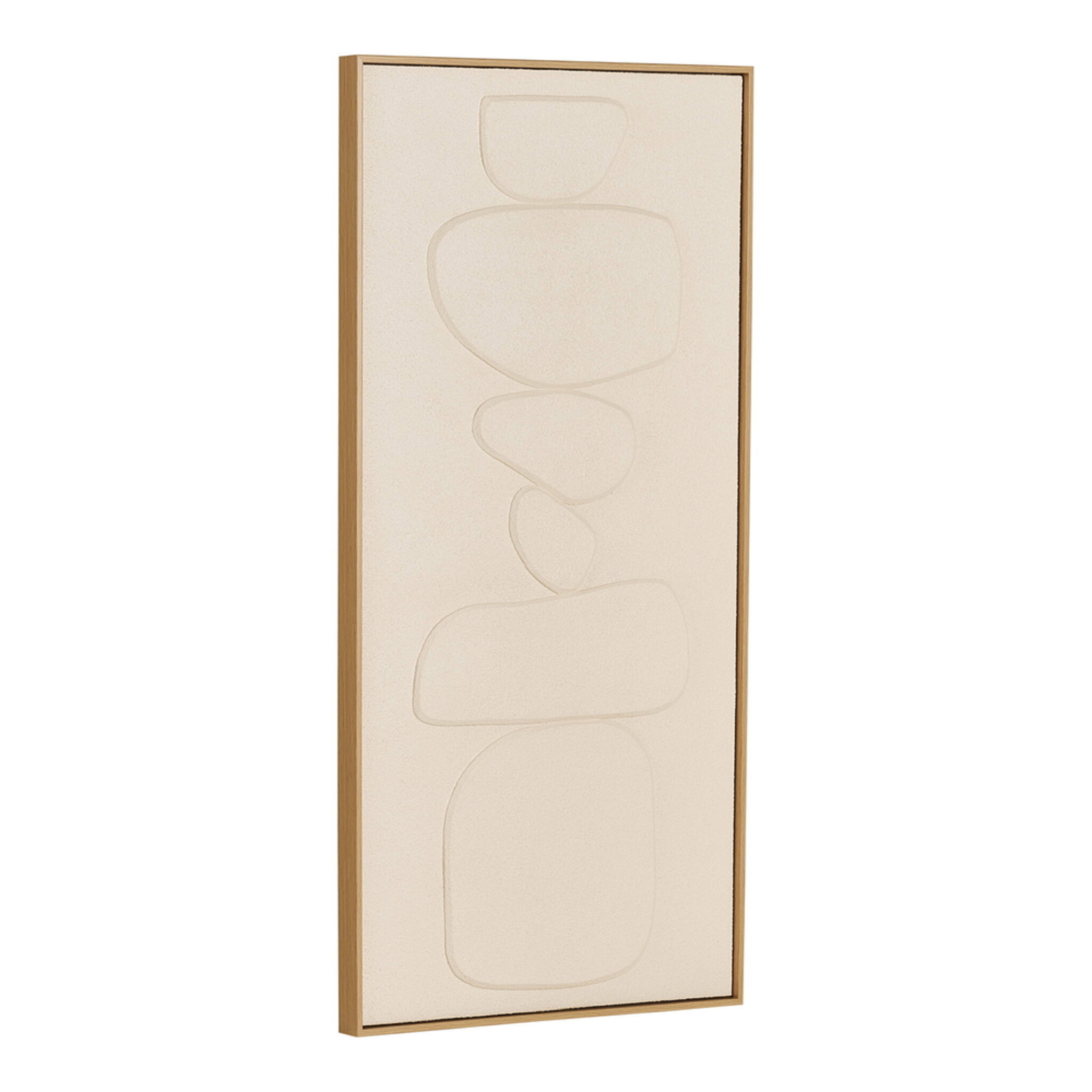 Victoria Relief Wanddekoration Beige 60x120 cm, beige 60 x 4 x 120 cm