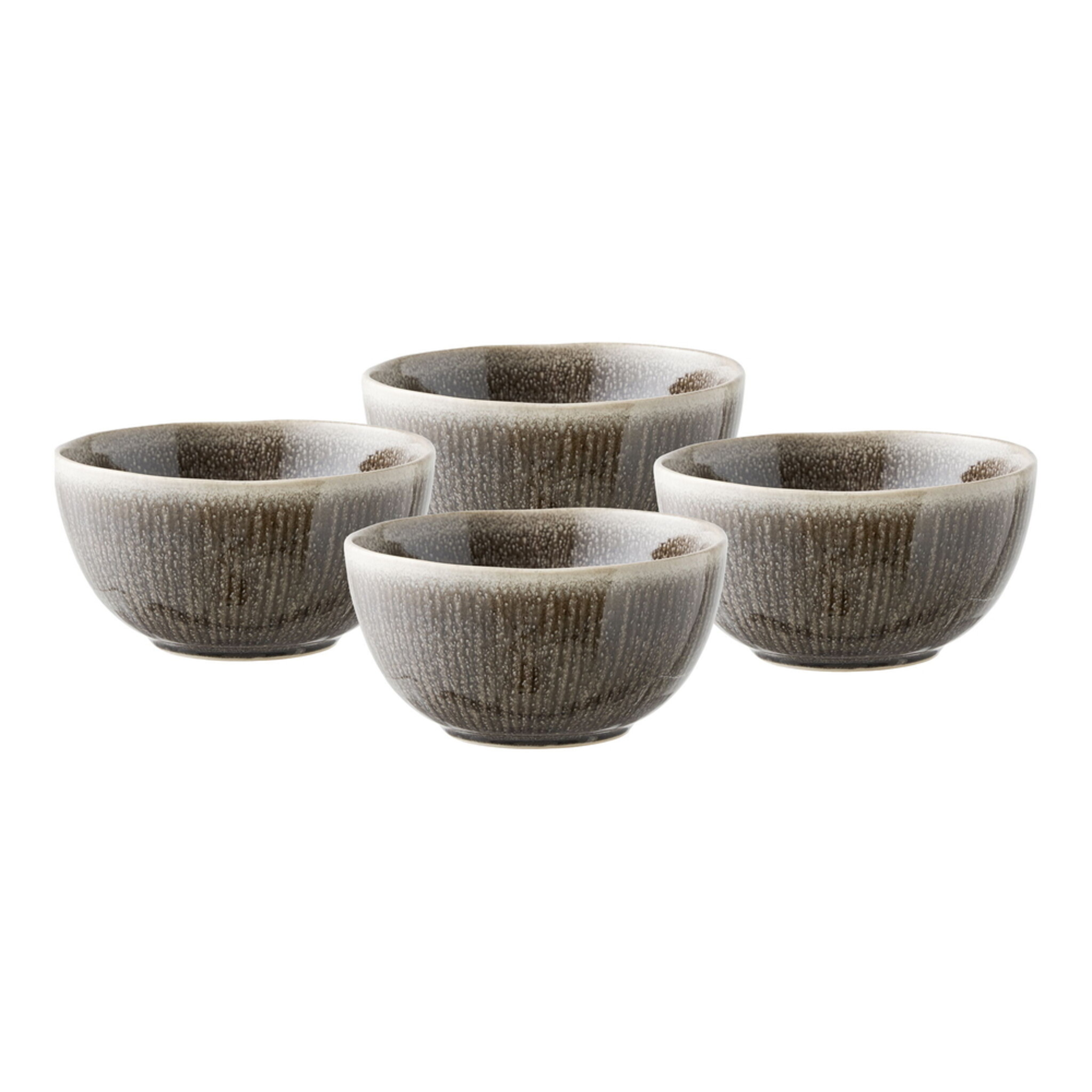 Viola Bowl Schalen 4er Set, grau 