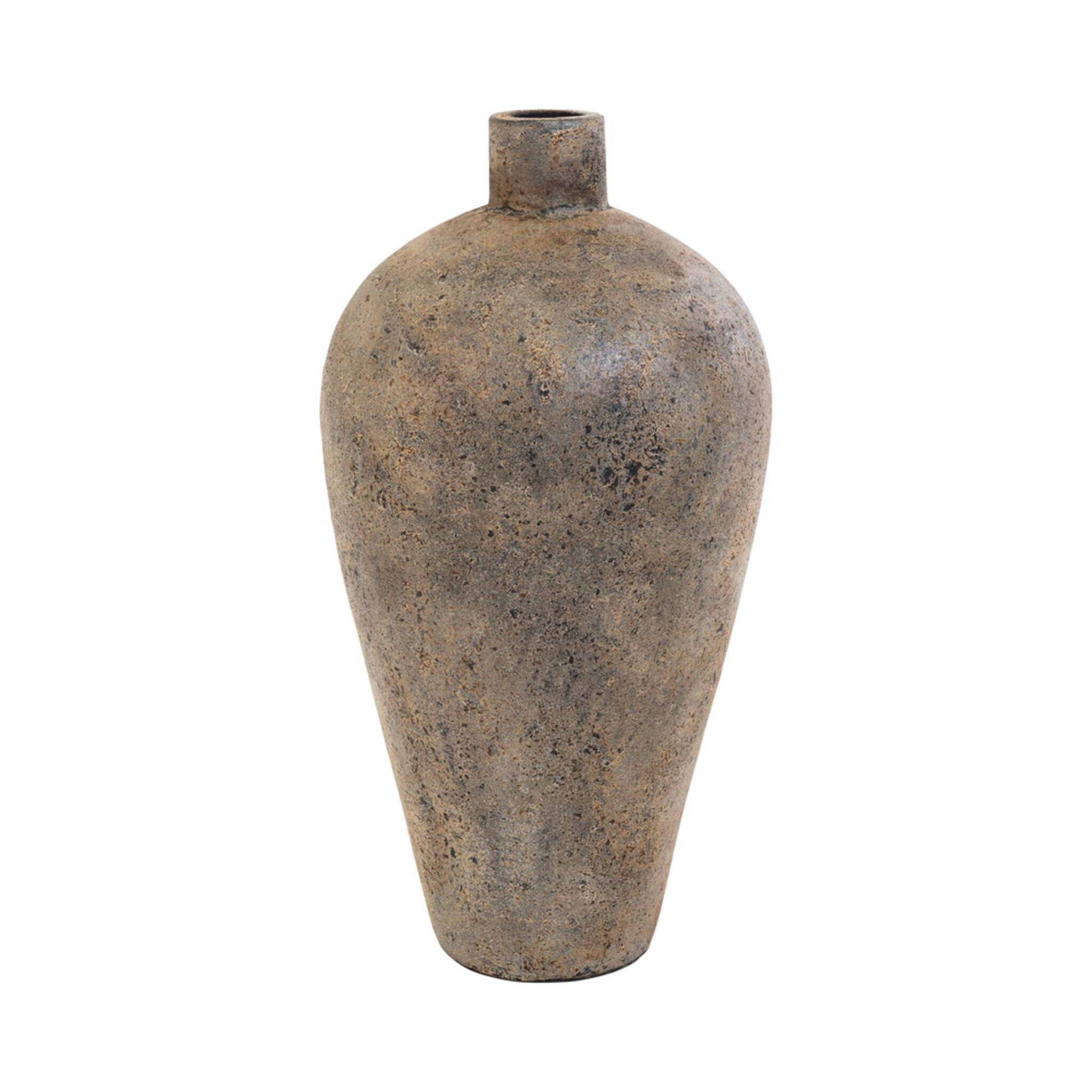 XXL Vase, Bodenvase Corvo, braun Ø 32, Höhe 60 cm