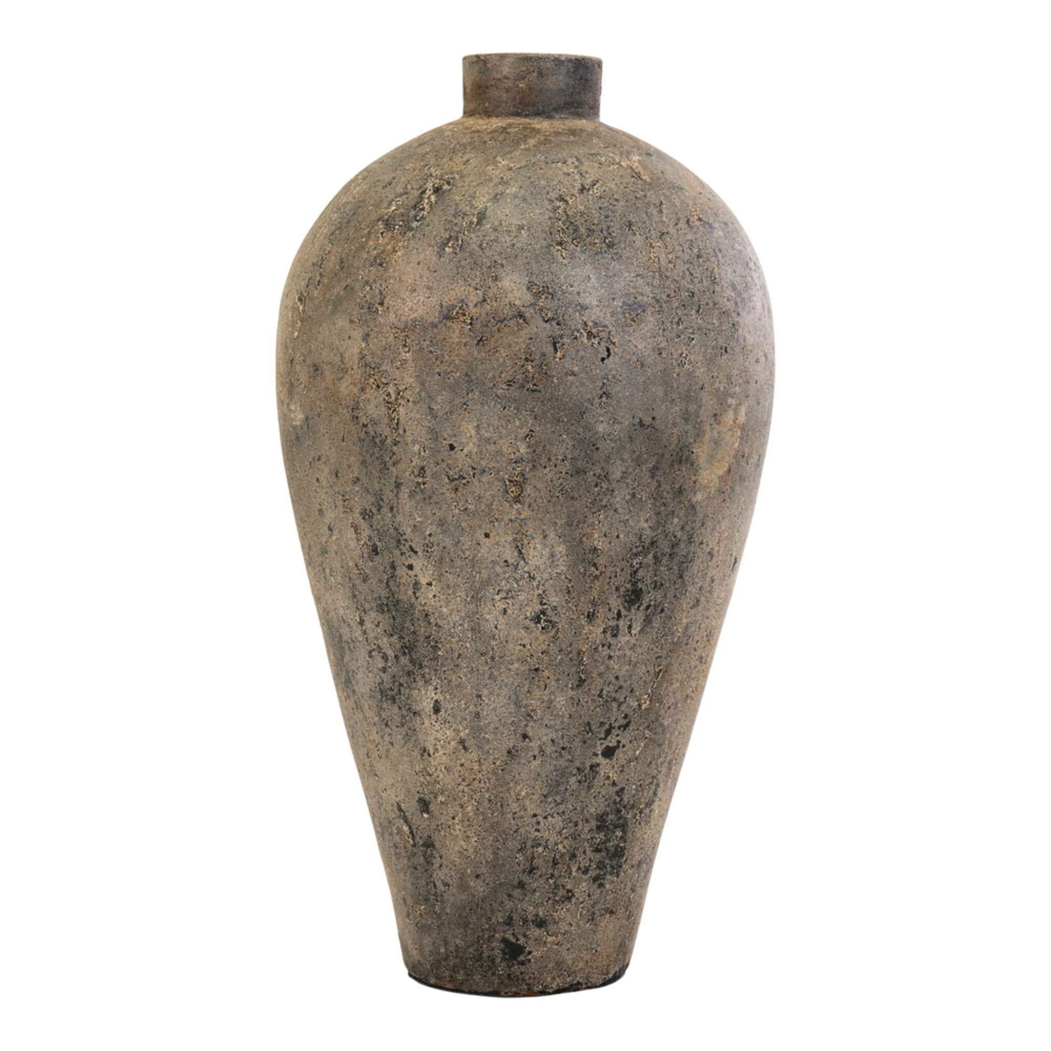 XXL Vase, Bodenvase Corvo, braun Ø 40, Höhe 80 cm