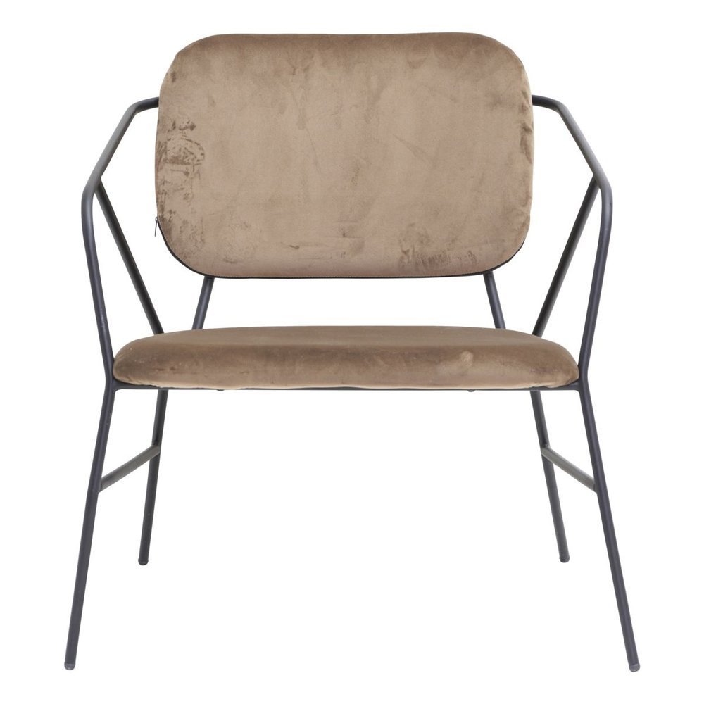 House Doctor Lounge-Stuhl Klever, braun 