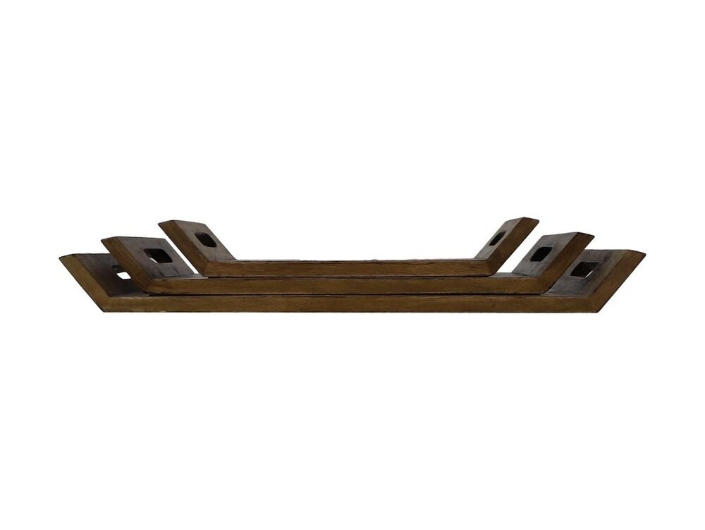 Servierbretter Mangoholz 3er-Set, natur 