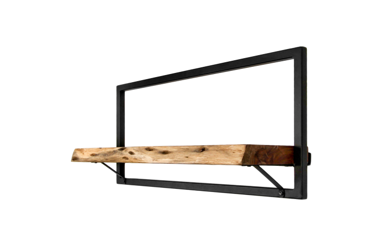 Wandboard Levels Live Edge, natur 70x22x32 cm