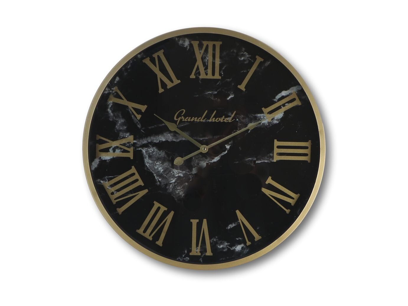 Wanduhr Roman Marseille, schwarz 