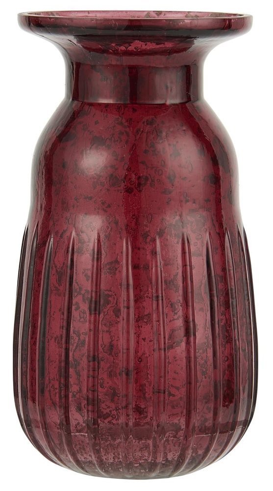 Hyazinthenvase pebbled Glas, rhododendron 
