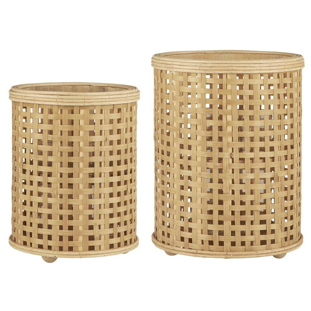 2er Set Hurricanes Bambusgeflecht, natur 