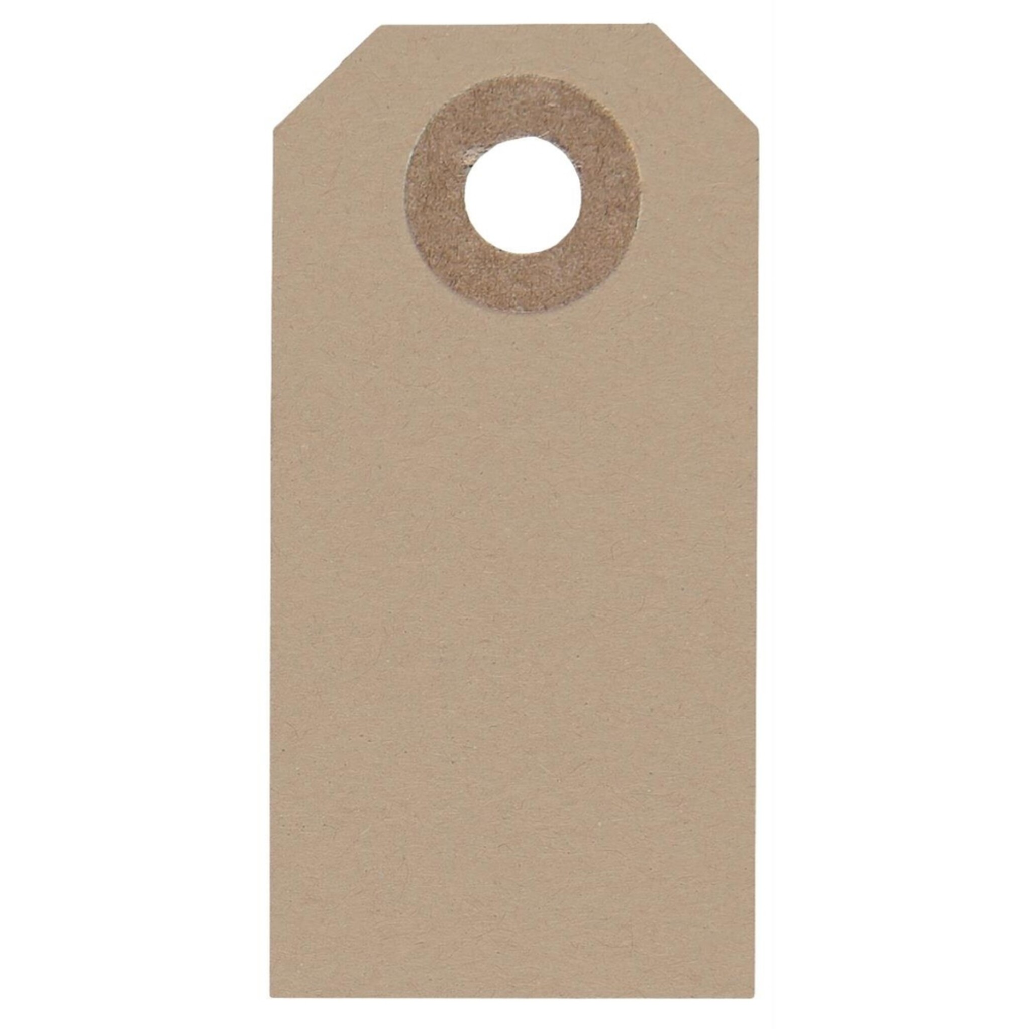 Anhängeschild aus Papier, grau 6 x 3 cm