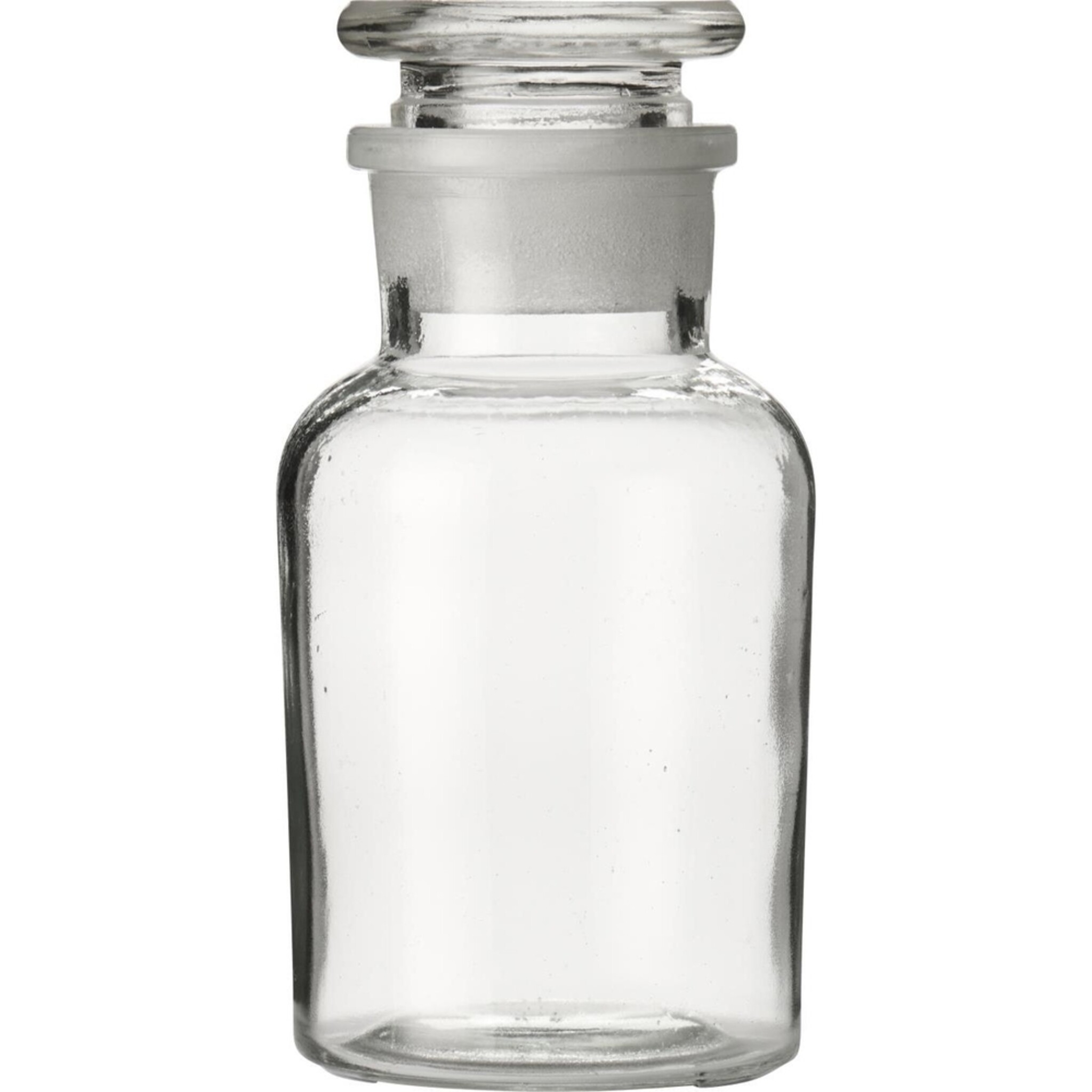 Apothekerglas mit Glasdeckel, klar Höhe 11.5, Ø 5.5 cm, 125 ml