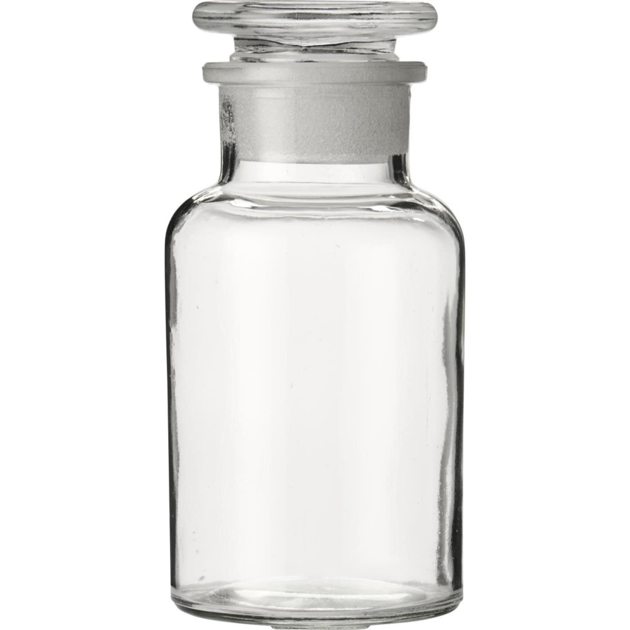 Apothekerglas mit Glasdeckel, klar Höhe 14, Ø 6.5 cm, 250 ml