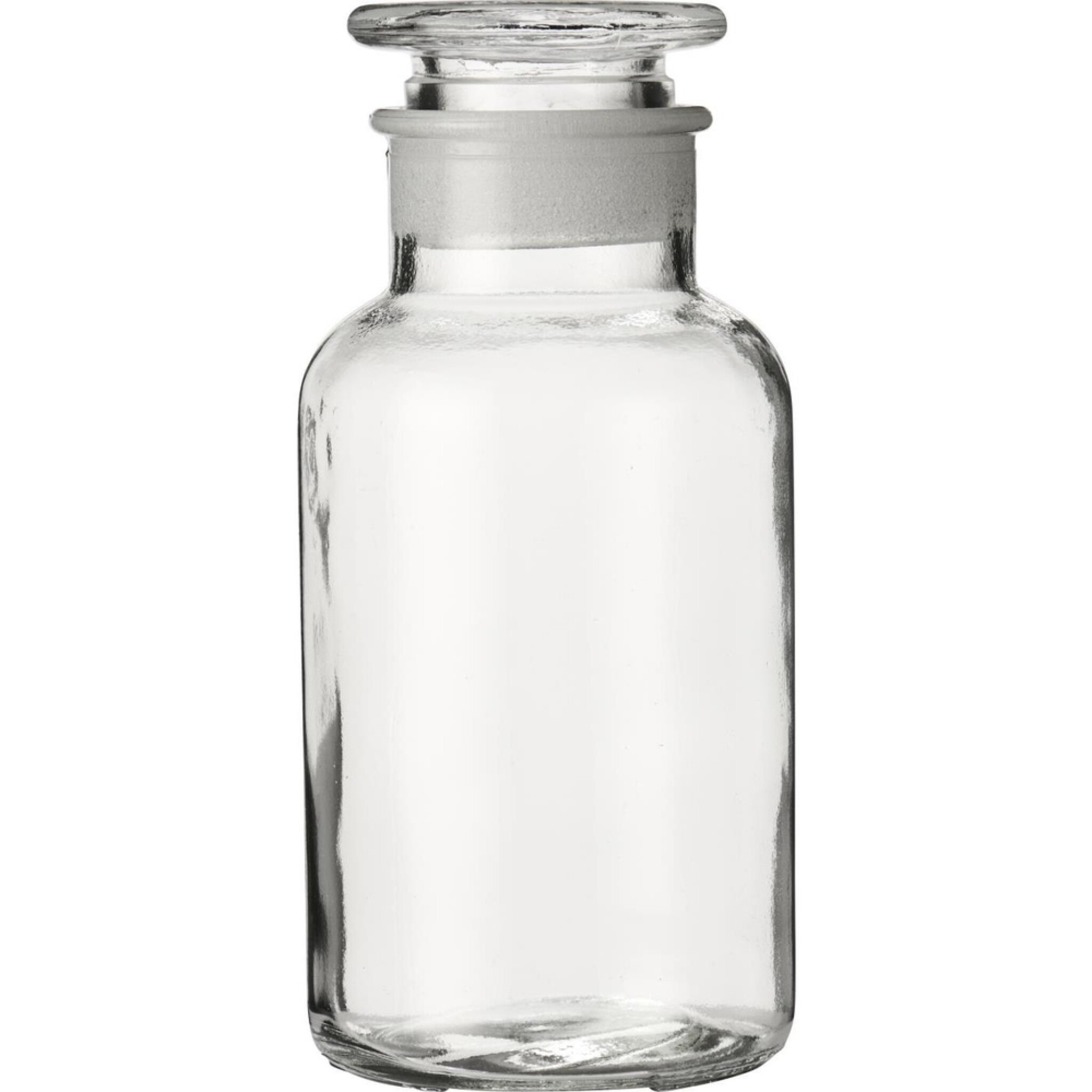 Apothekerglas mit Glasdeckel, klar Höhe 18, Ø 8 cm, 500 ml