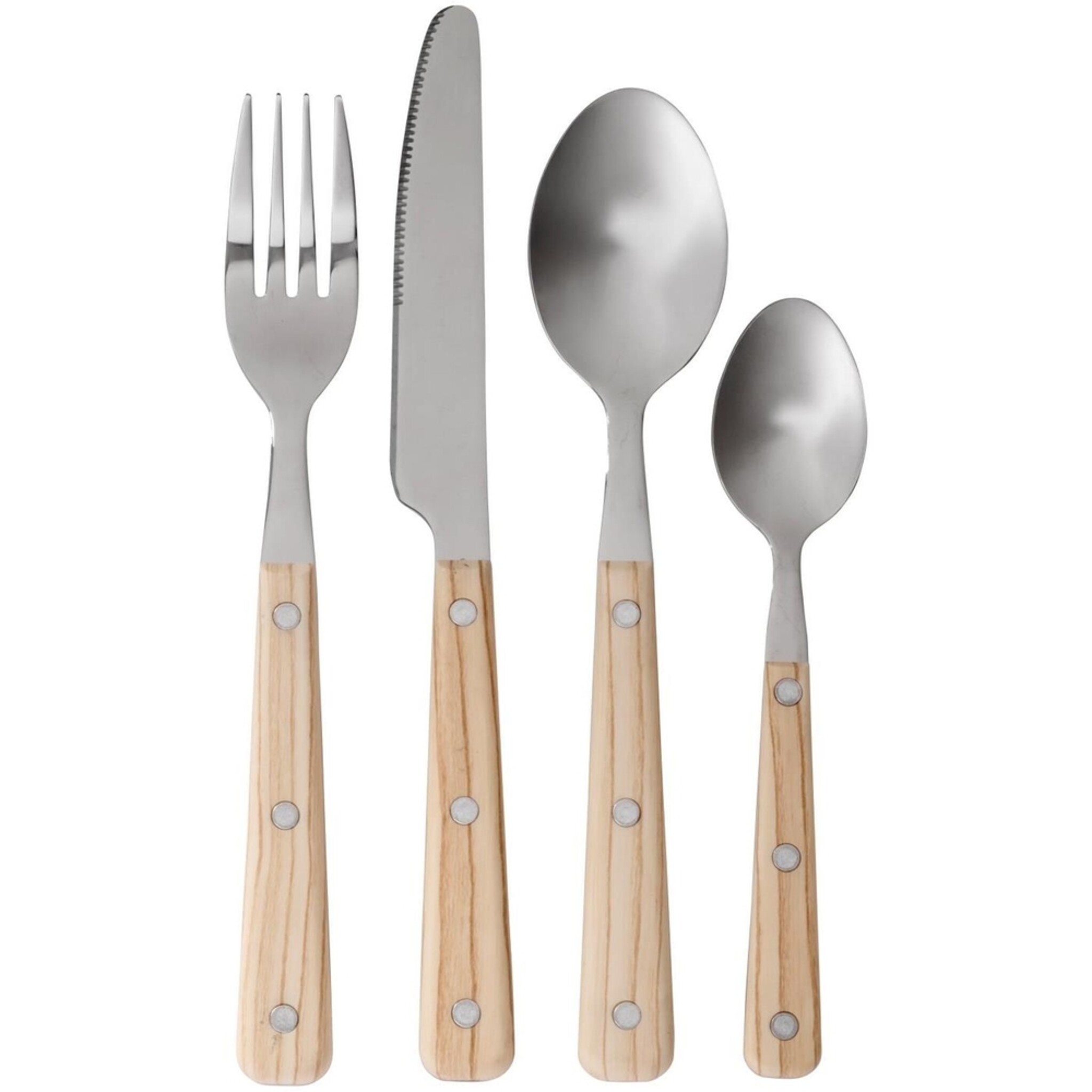 Besteckset mit 16 Teilen Valdemar, braun 