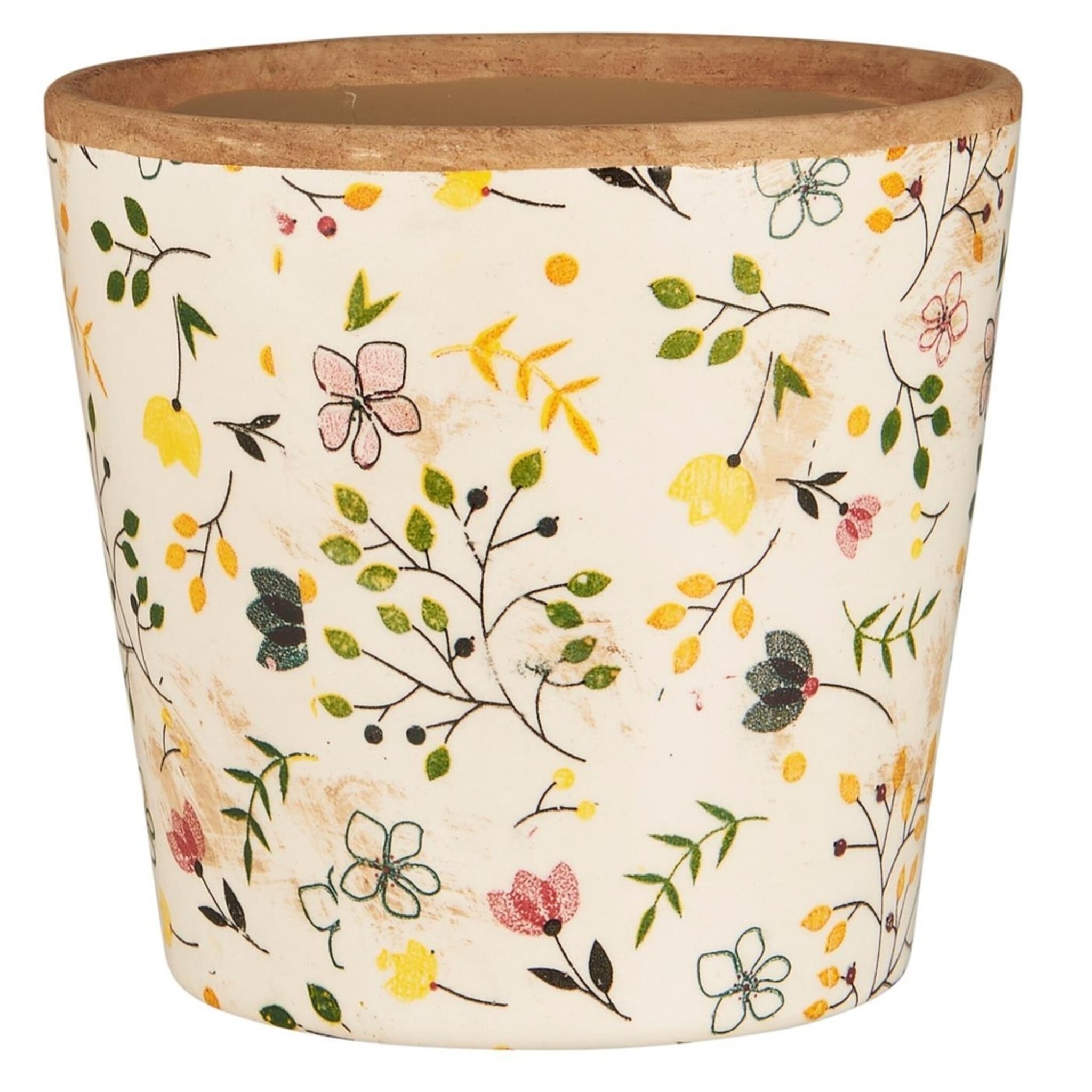 Blumentopf Frühlingswiese, bunt Höhe 13, Ø 14 cm