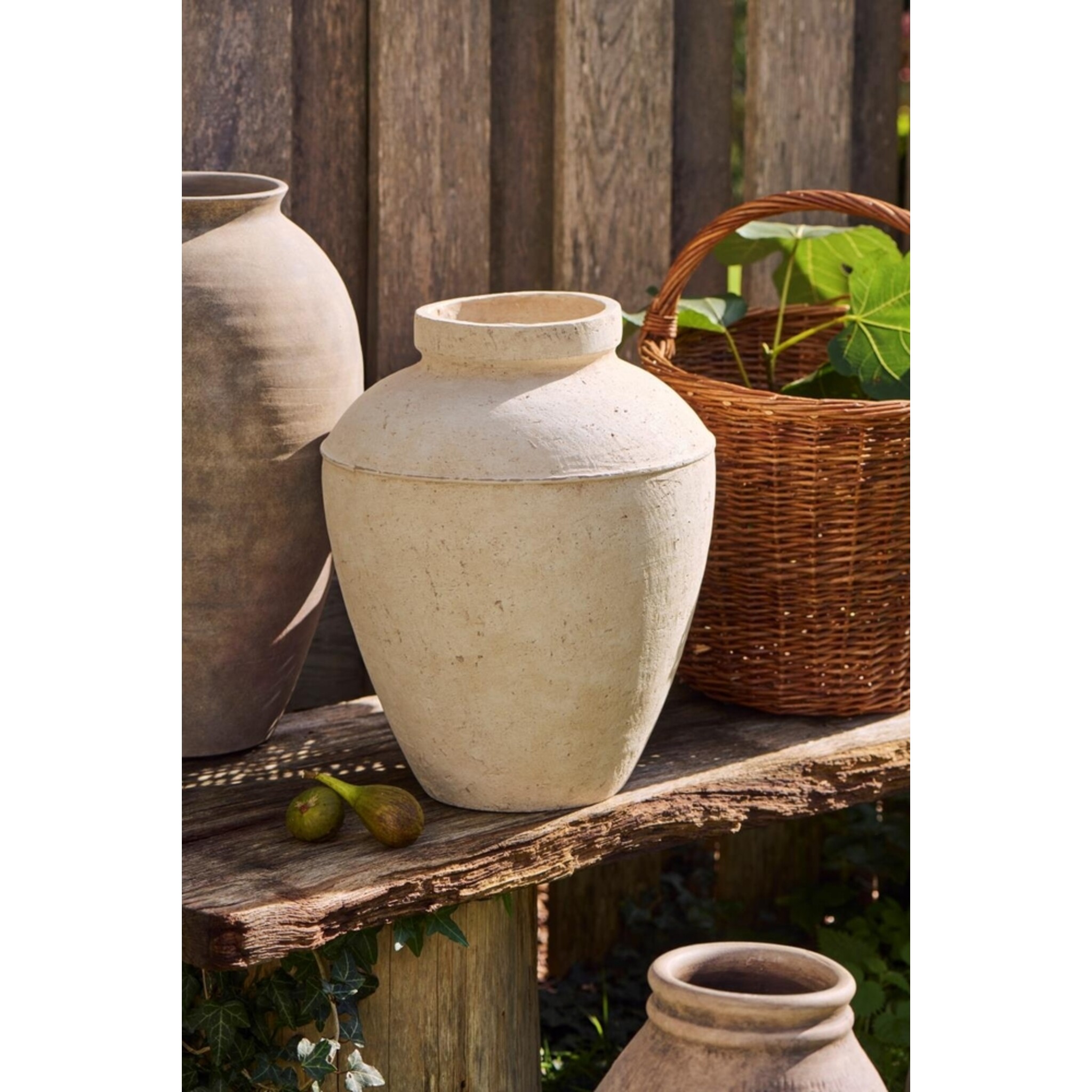 IB Laursen Bodenvase Hera, beige 