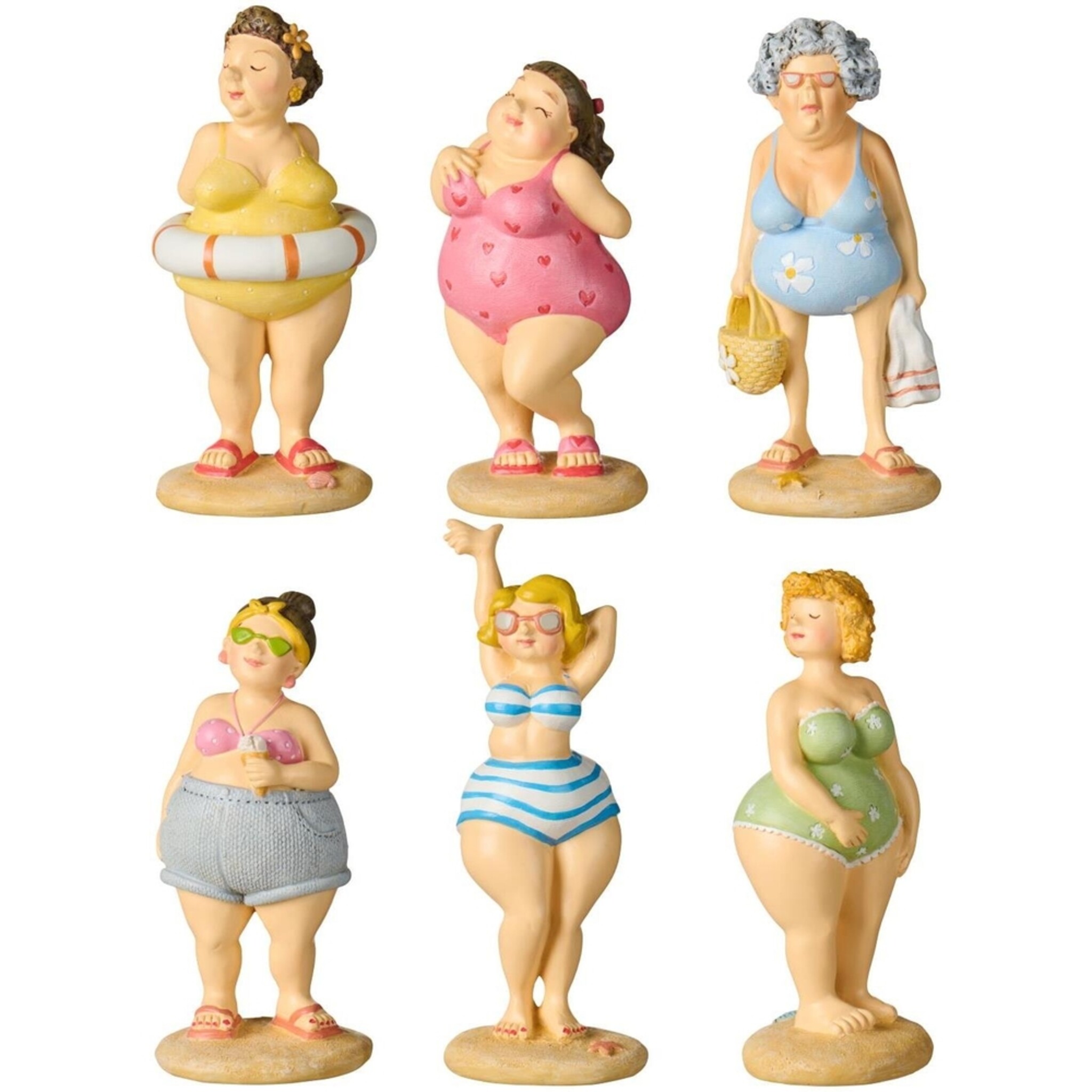 Dekofigur Strandkönigin - verschiedene Figuren, diverse 
