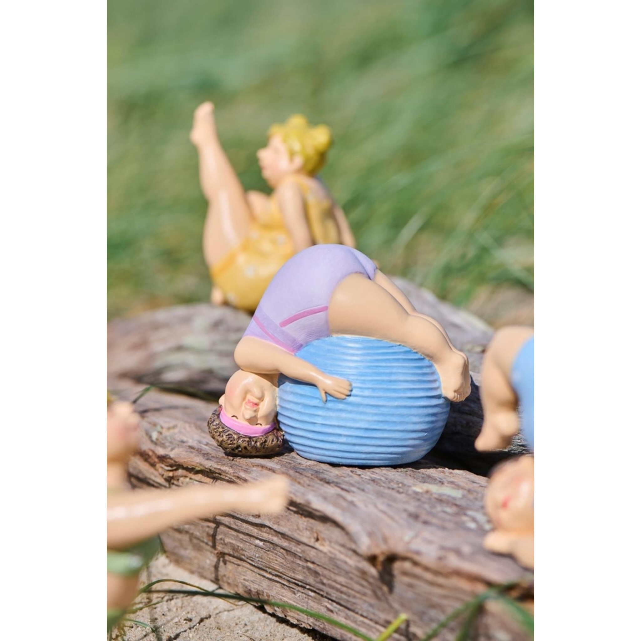 IB Laursen Yoga-Dame - Humorvolle Dekofigur aus Polyresin, diverse 