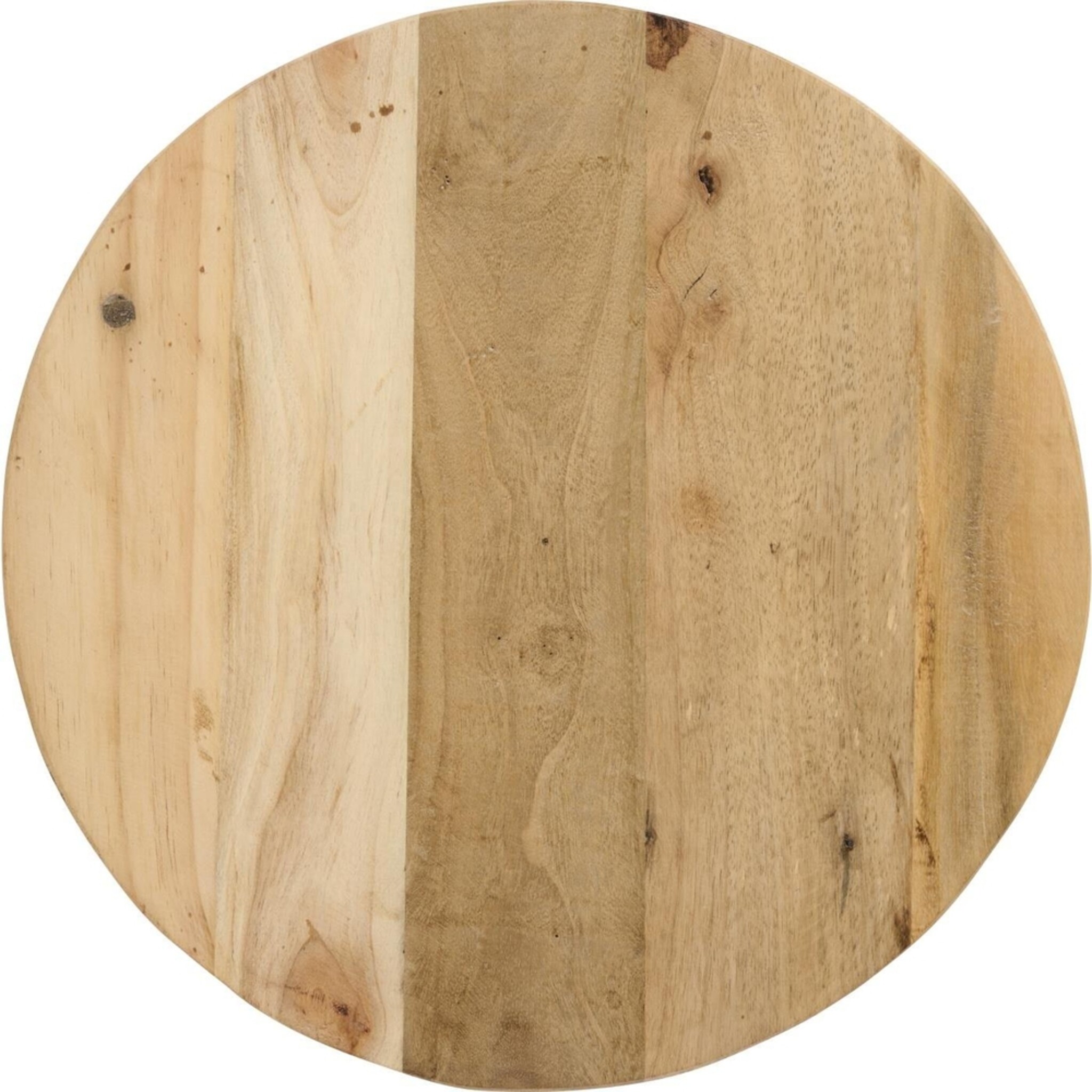 Dekobrett, Kerzentablett aus Holz Unika, natur Höhe 2, Ø 40 cm