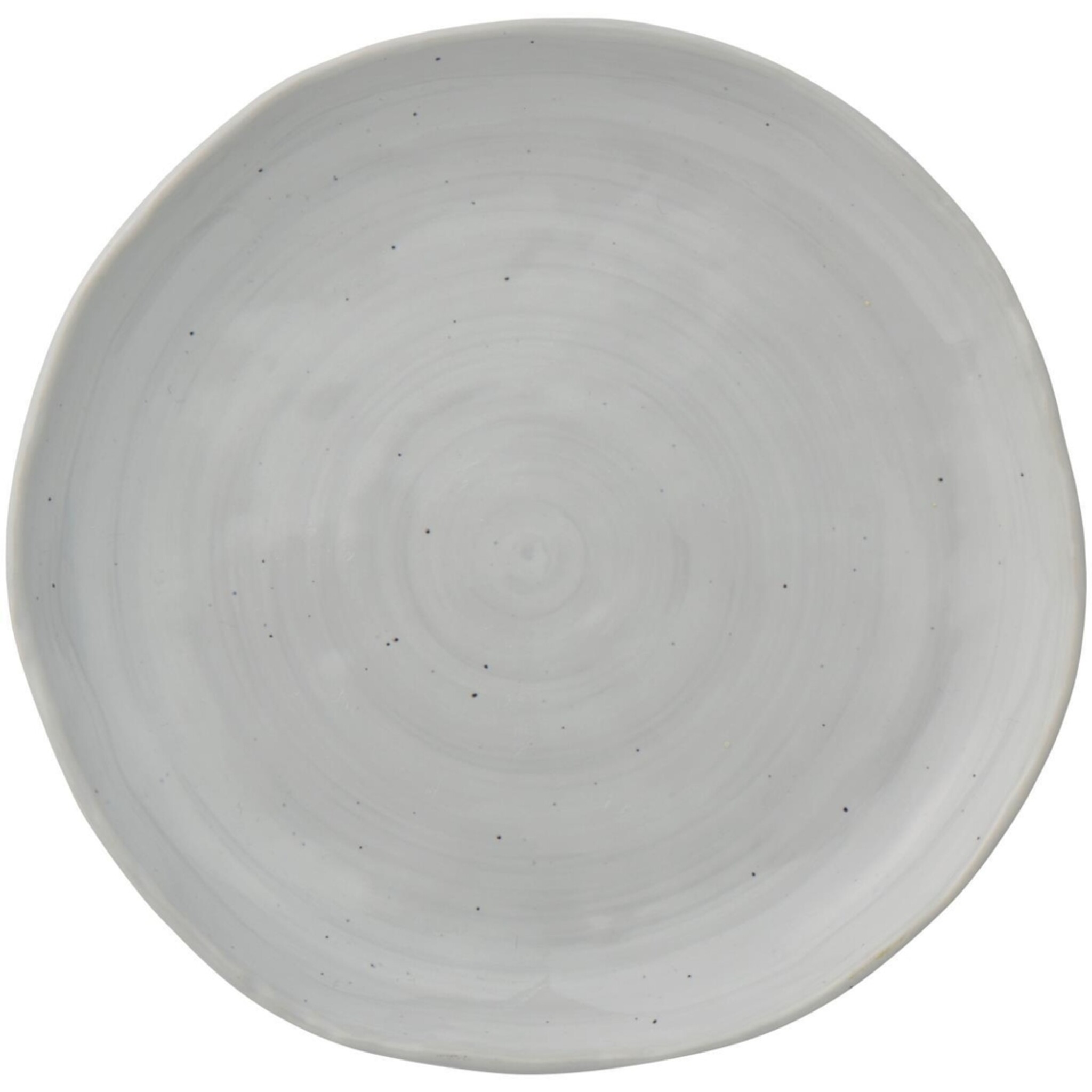 Dessertteller Grey Waves aus Steingut, grau 