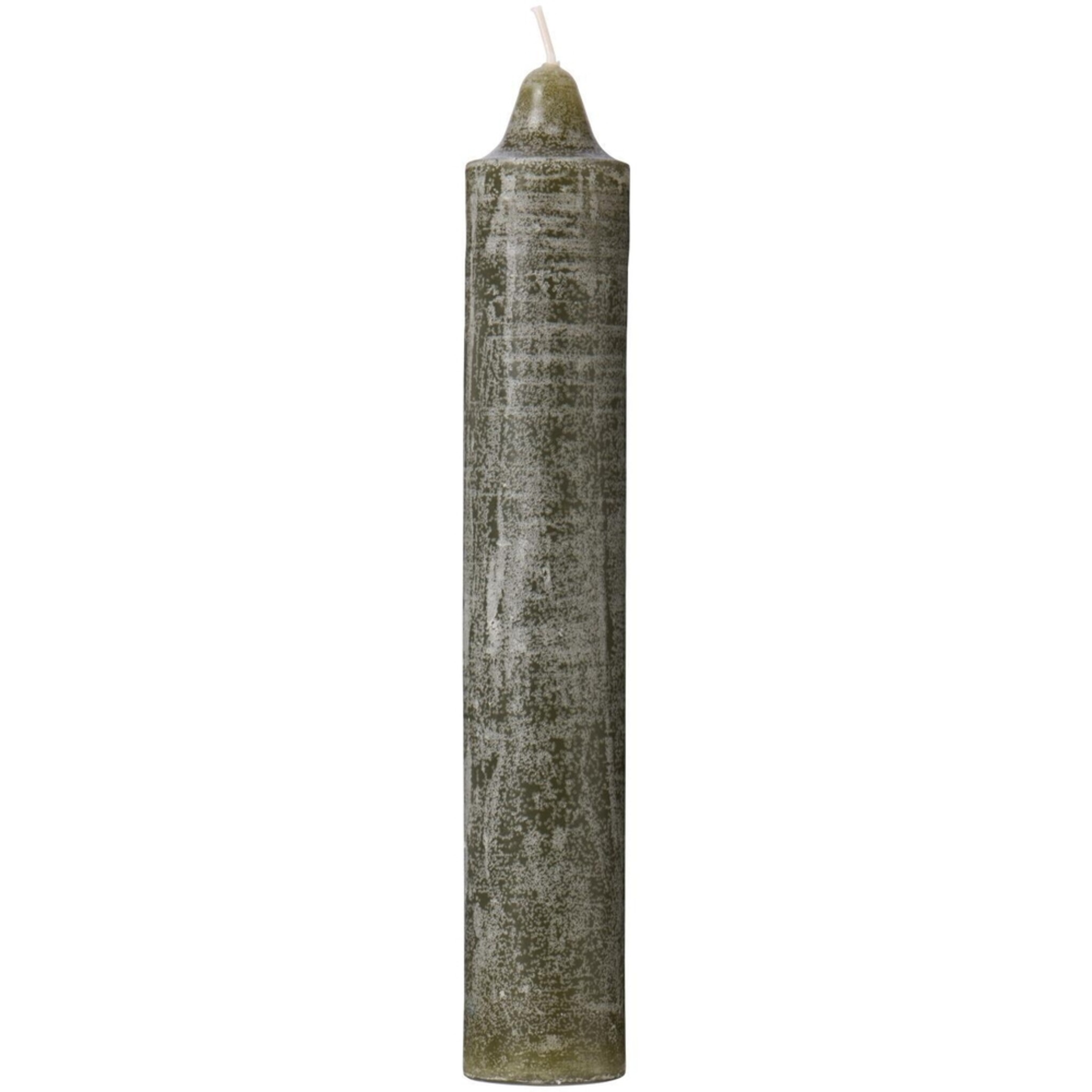 Dickere Rustikale Kerze Ø 3,8 cm, olivgrün 