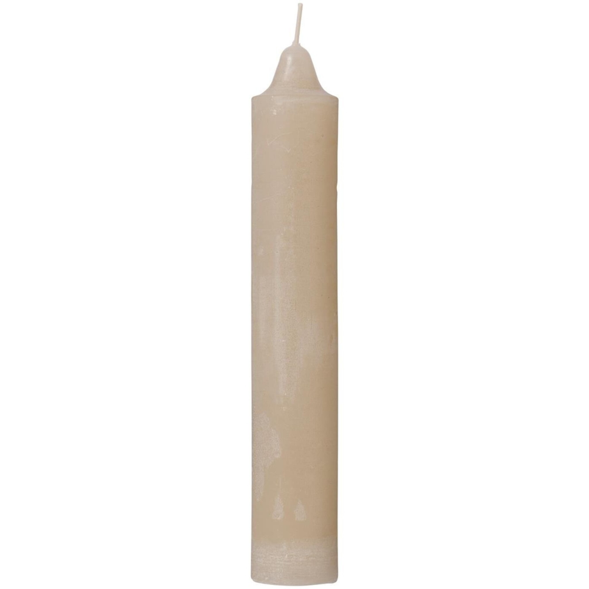 Dickere Rustikale Kerze Ø 3,8 cm, graunatur 
