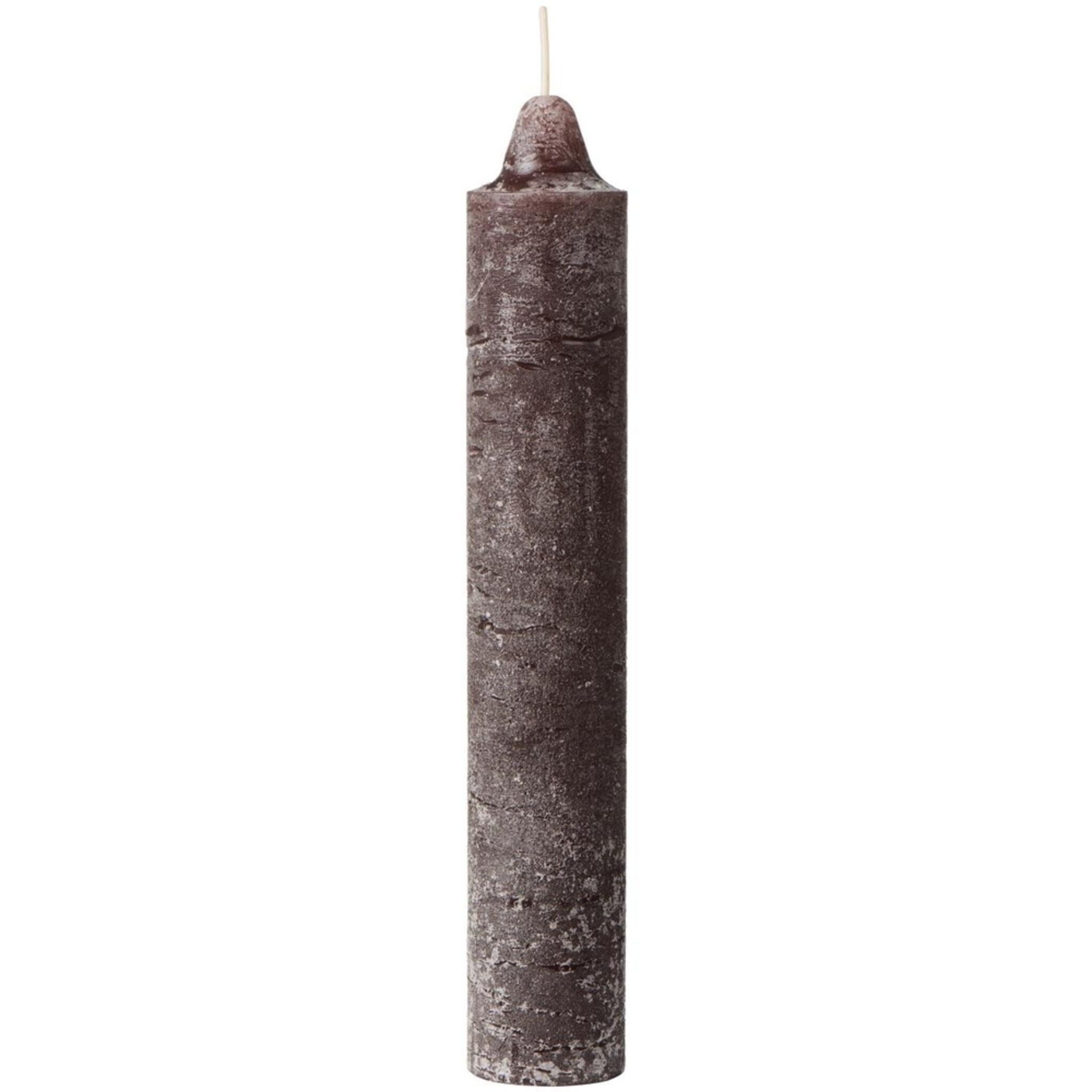 Dickere Rustikale Kerze Ø 3,8 cm, chocolate 