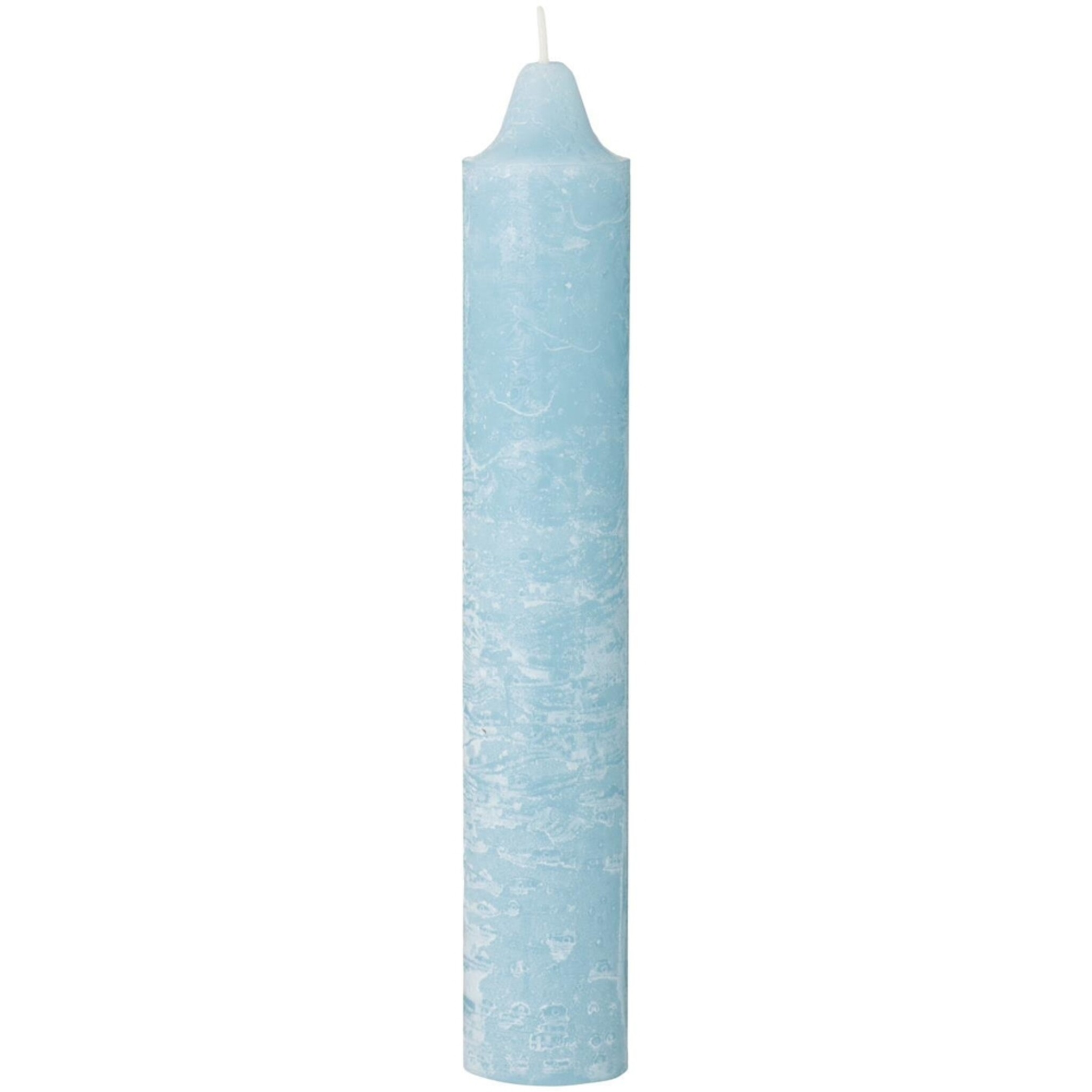 Dickere Rustikale Kerze Ø 3,8 cm, staubig blau 