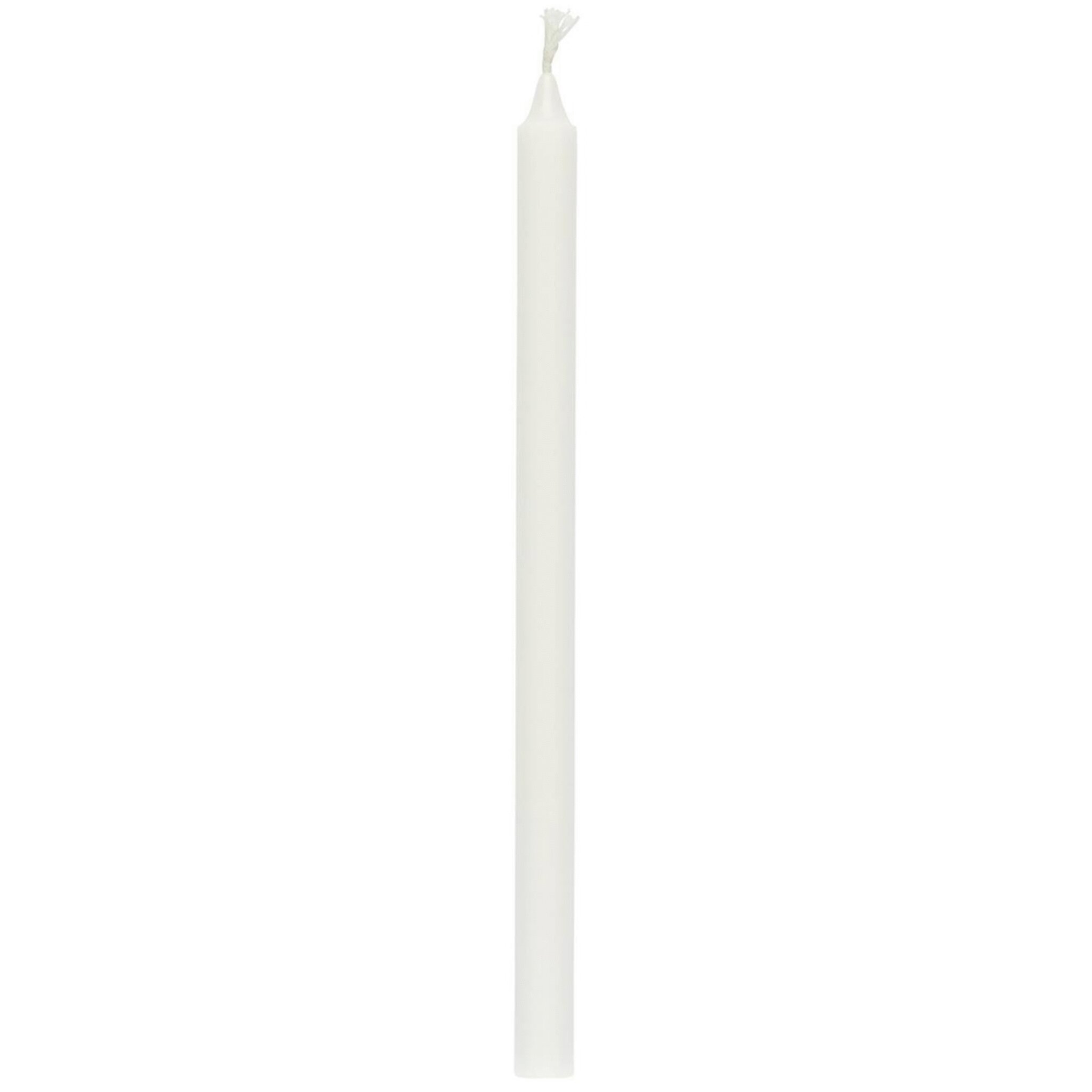 Celia Dünne hohe Kerze, 20 cm, Ø 1,3 cm, weiss 