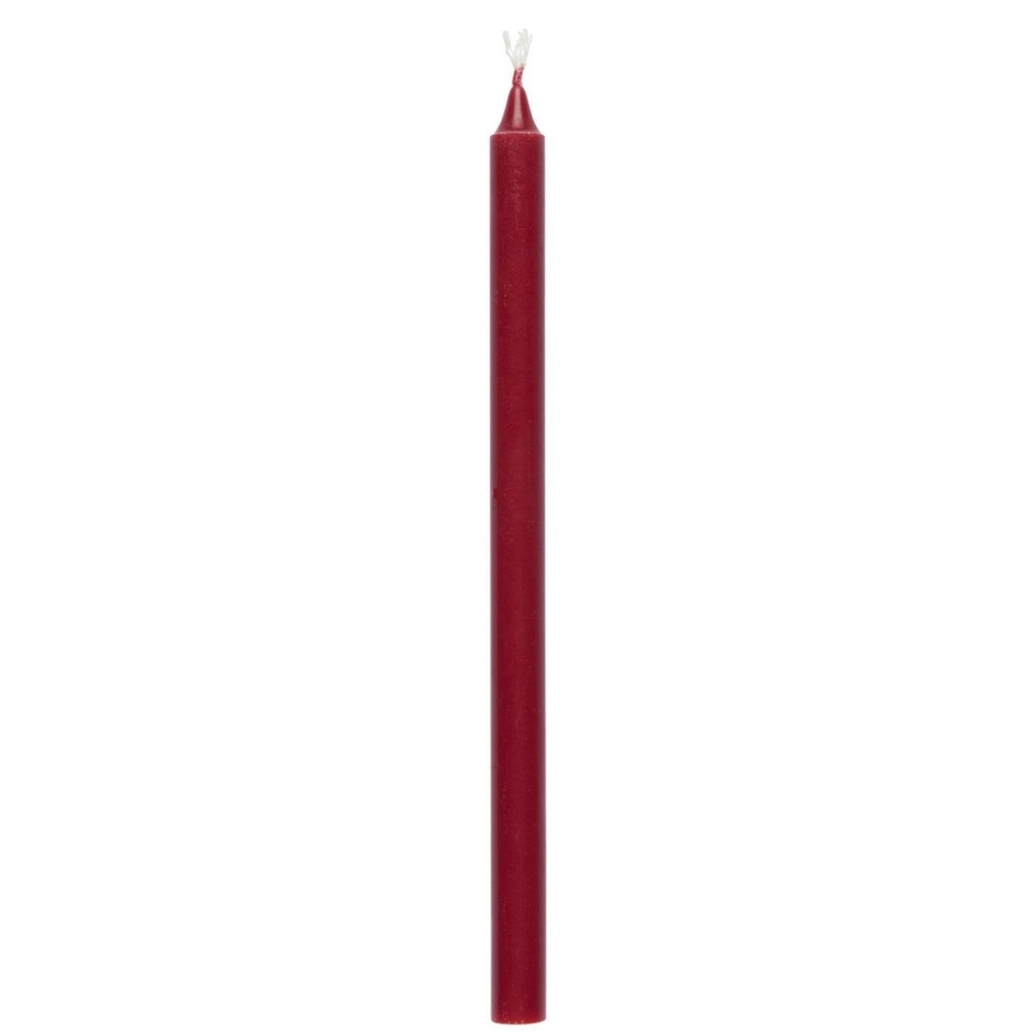Celia Dünne hohe Kerze, 20 cm, Ø 1,3 cm, rot 