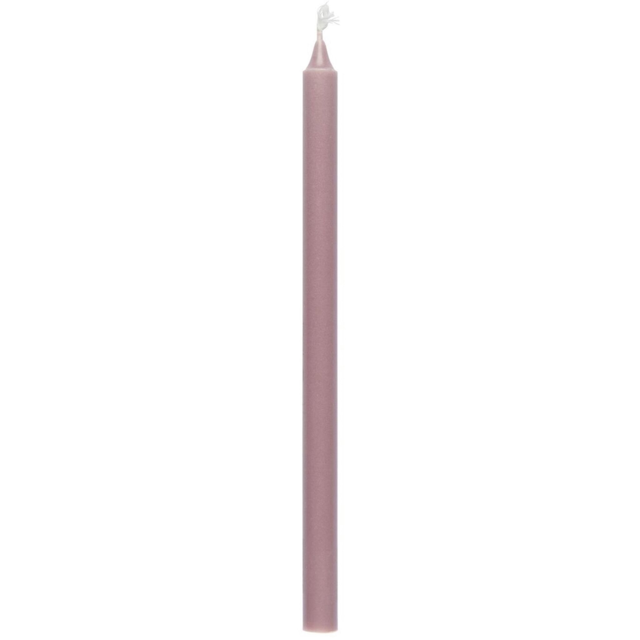 Celia Dünne hohe Kerze, 20 cm, Ø 1,3 cm, malva 