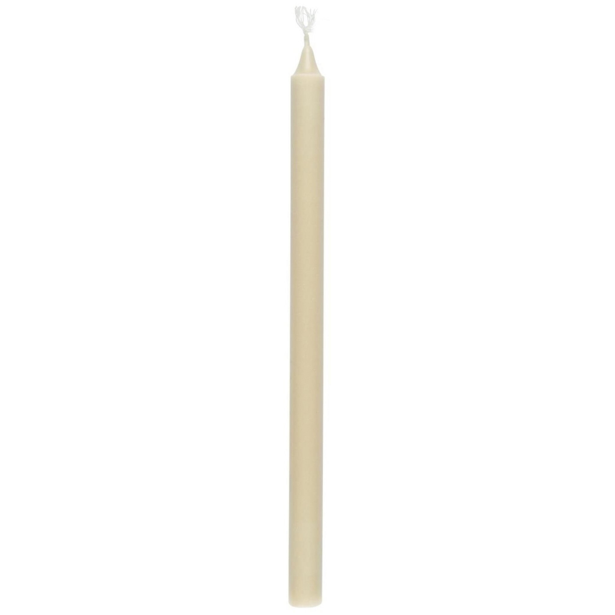 Celia Dünne hohe Kerze, 20 cm, Ø 1,3 cm, graunatur 