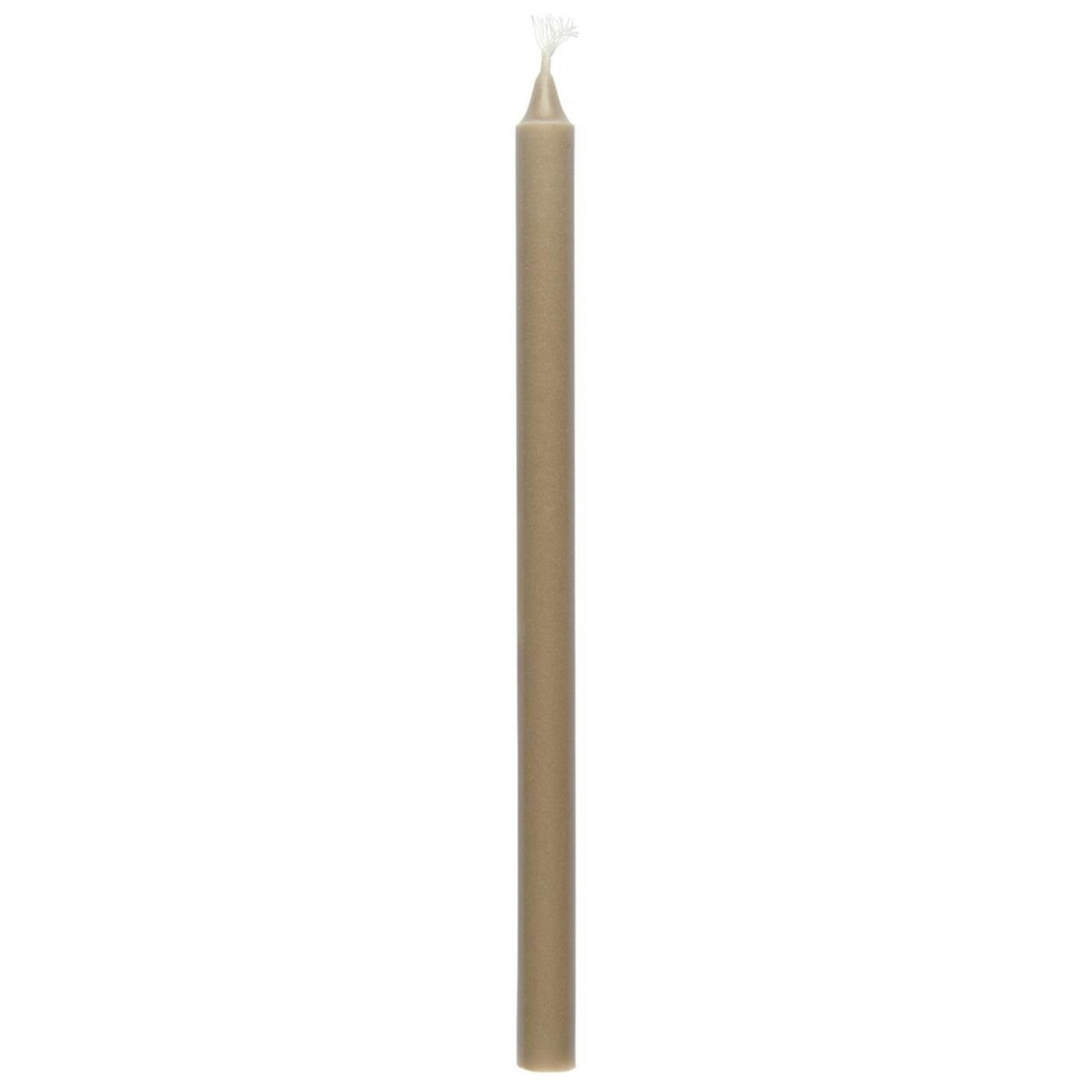 Celia Dünne hohe Kerze, 20 cm, Ø 1,3 cm, leinen 