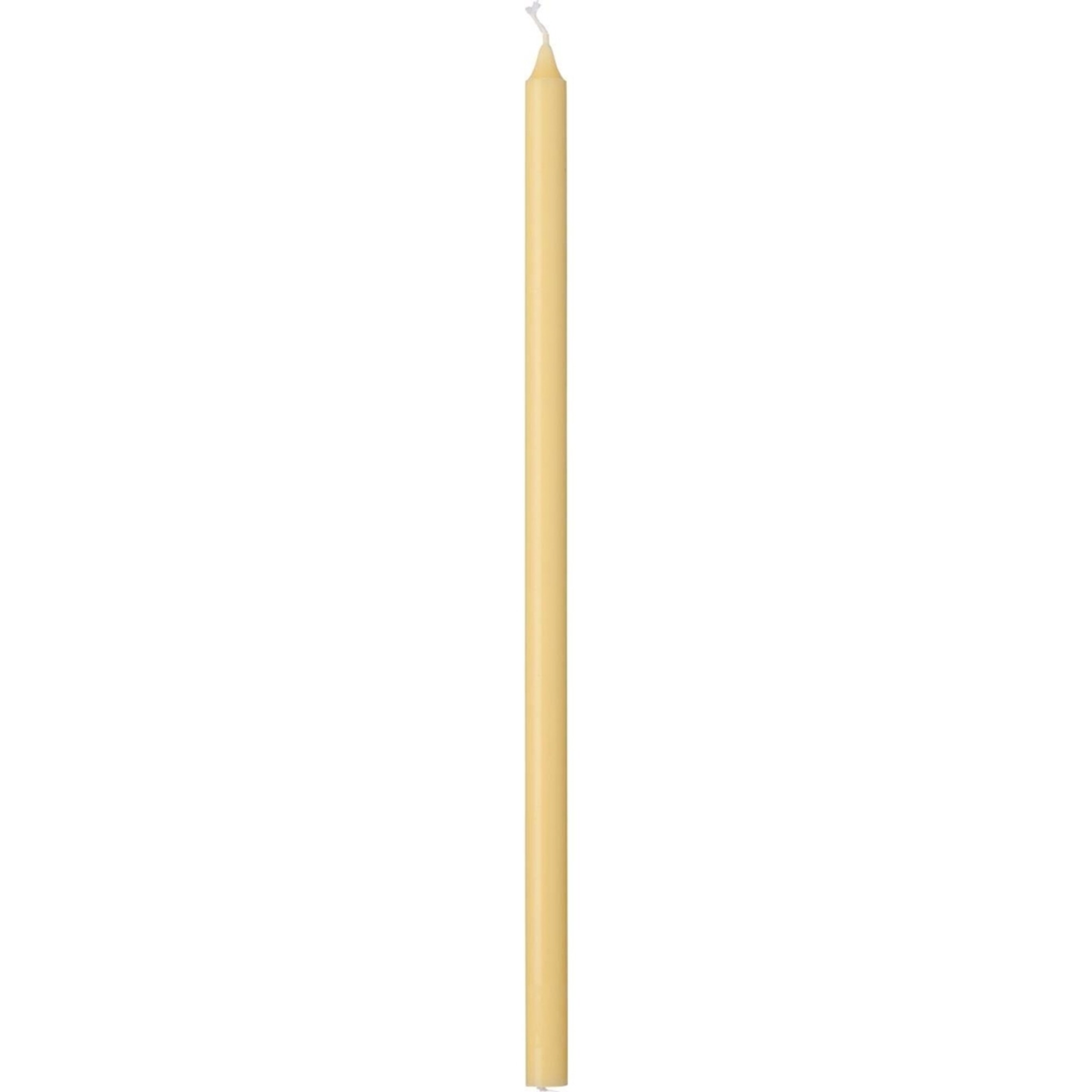 Dünne hohe Kerze 30 cm, Ø 1,3 cm, lemonade 
