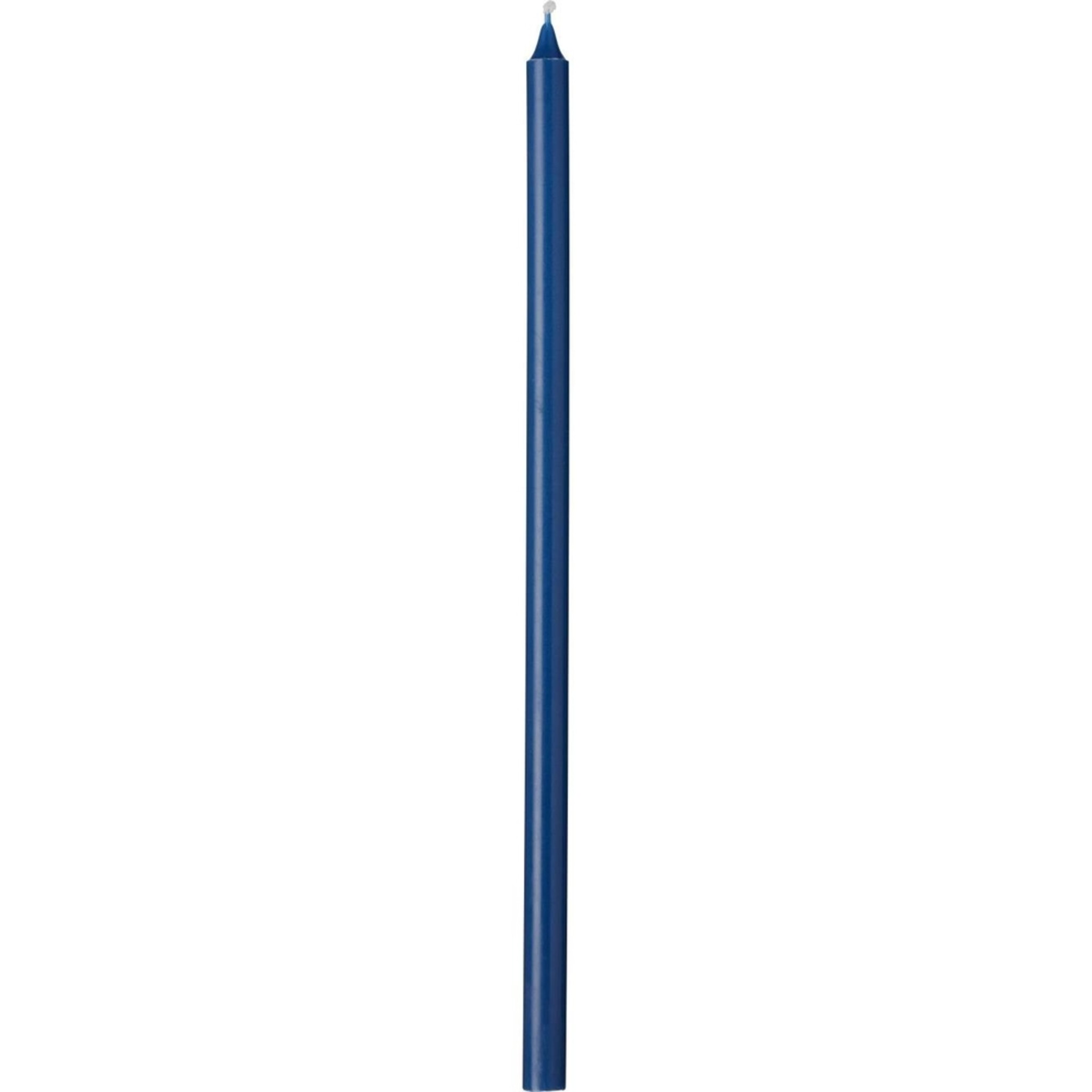 Dünne hohe Kerze 30 cm, Ø 1,3 cm, cornflower 