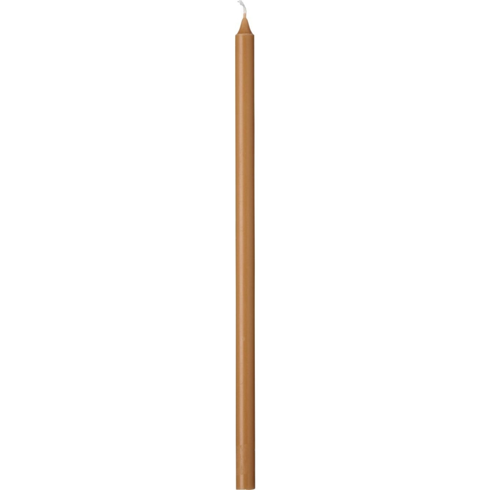 Dünne hohe Kerze 30 cm, Ø 1,3 cm, honey 