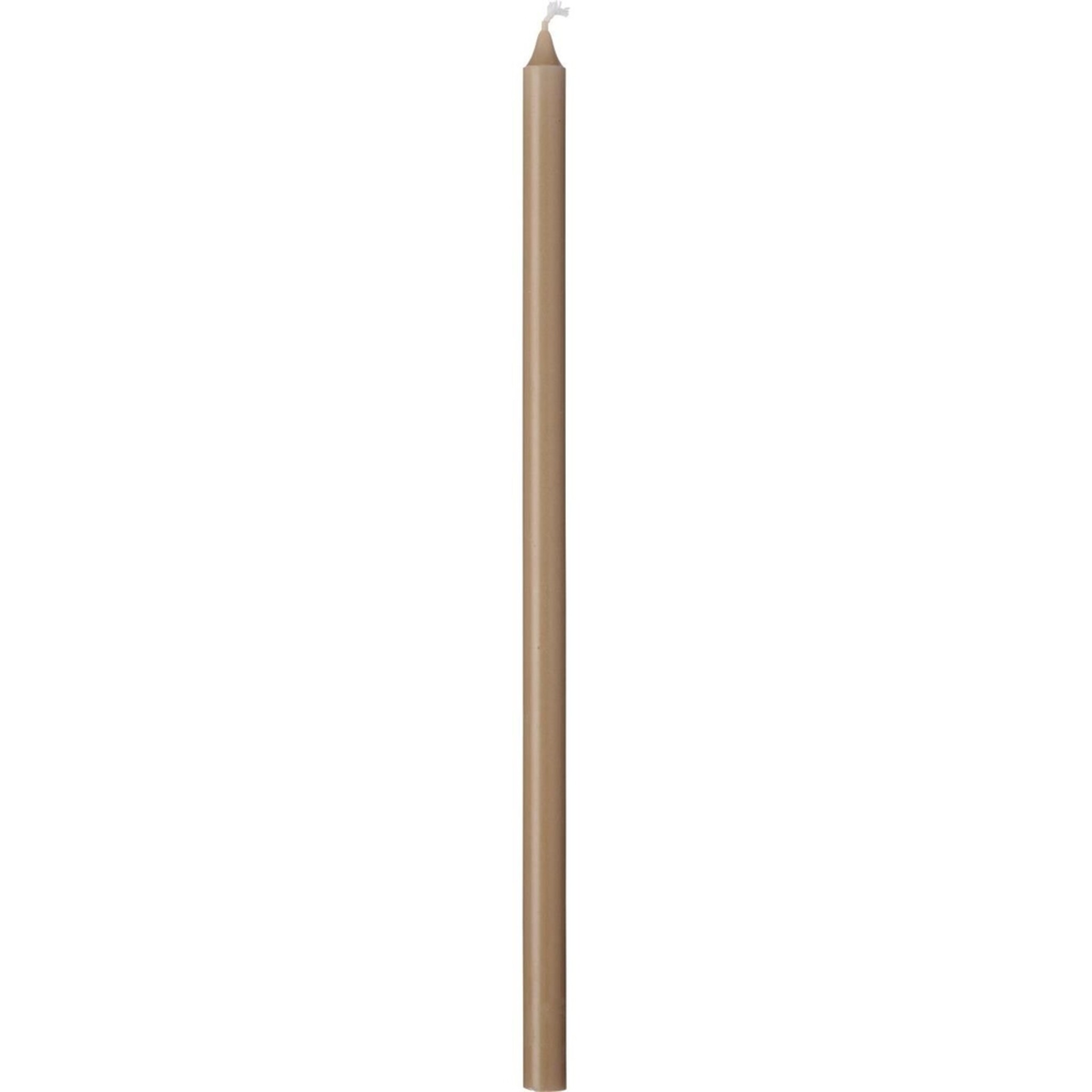 Dünne hohe Kerze 30 cm, Ø 1,3 cm, leinen 