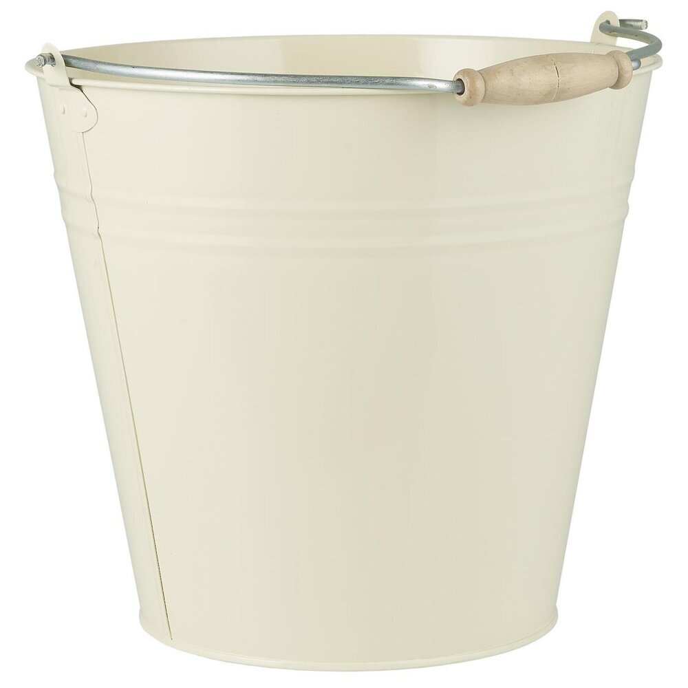 Metall Eimer 8ltr, creme 
