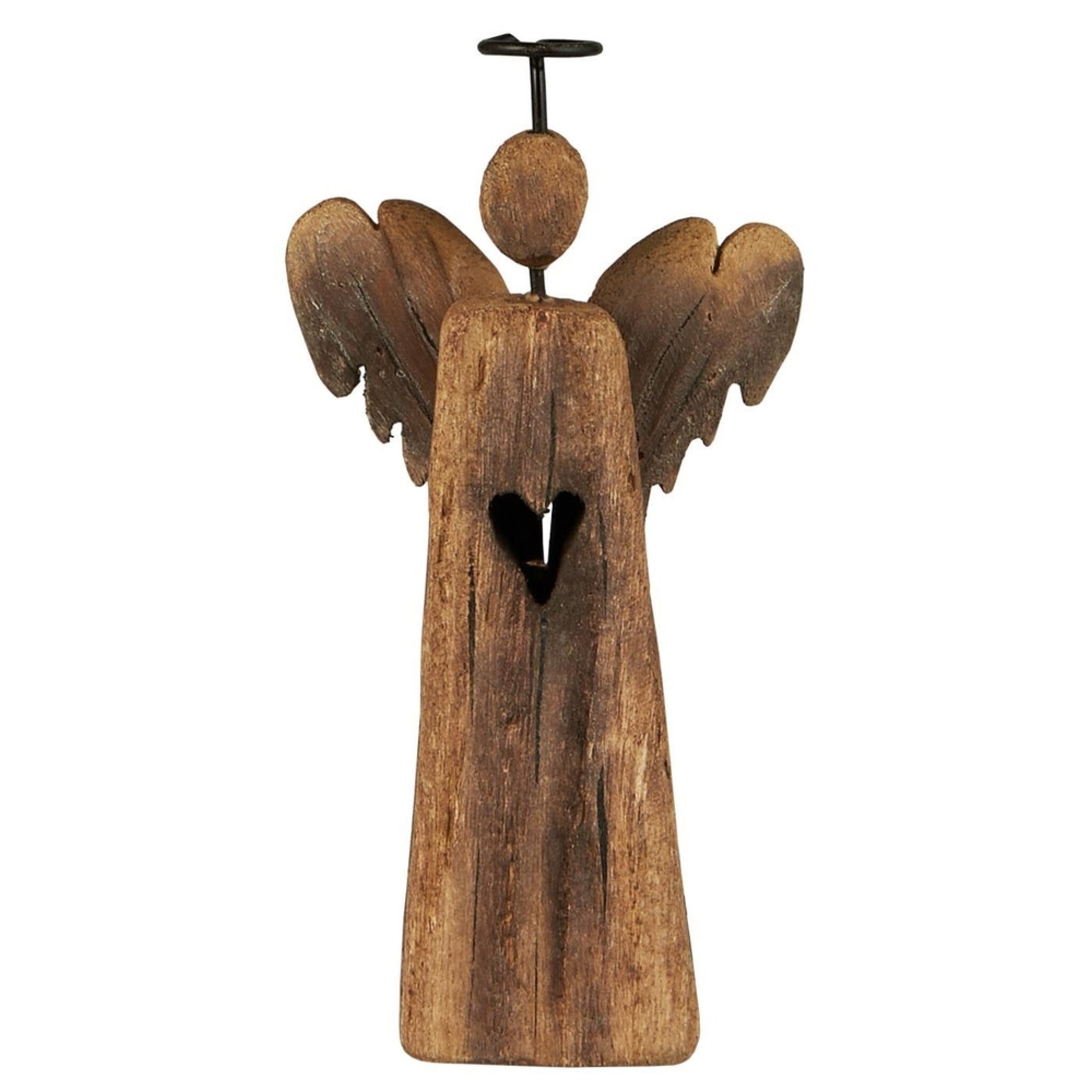 Engel stehend Lucia, braun 7 x 3 x 14 cm