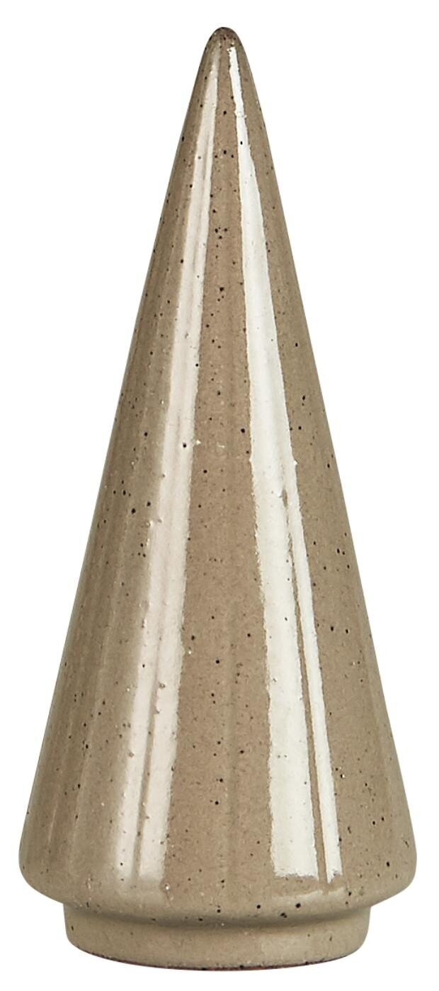 Figur Tannenbaum von oben nach unten gerillt, beige 