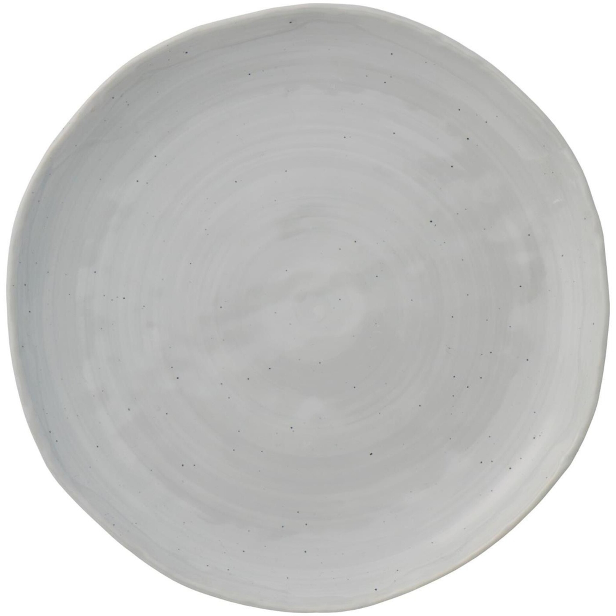 Frühstücksteller Grey Waves aus Steingut, grau 