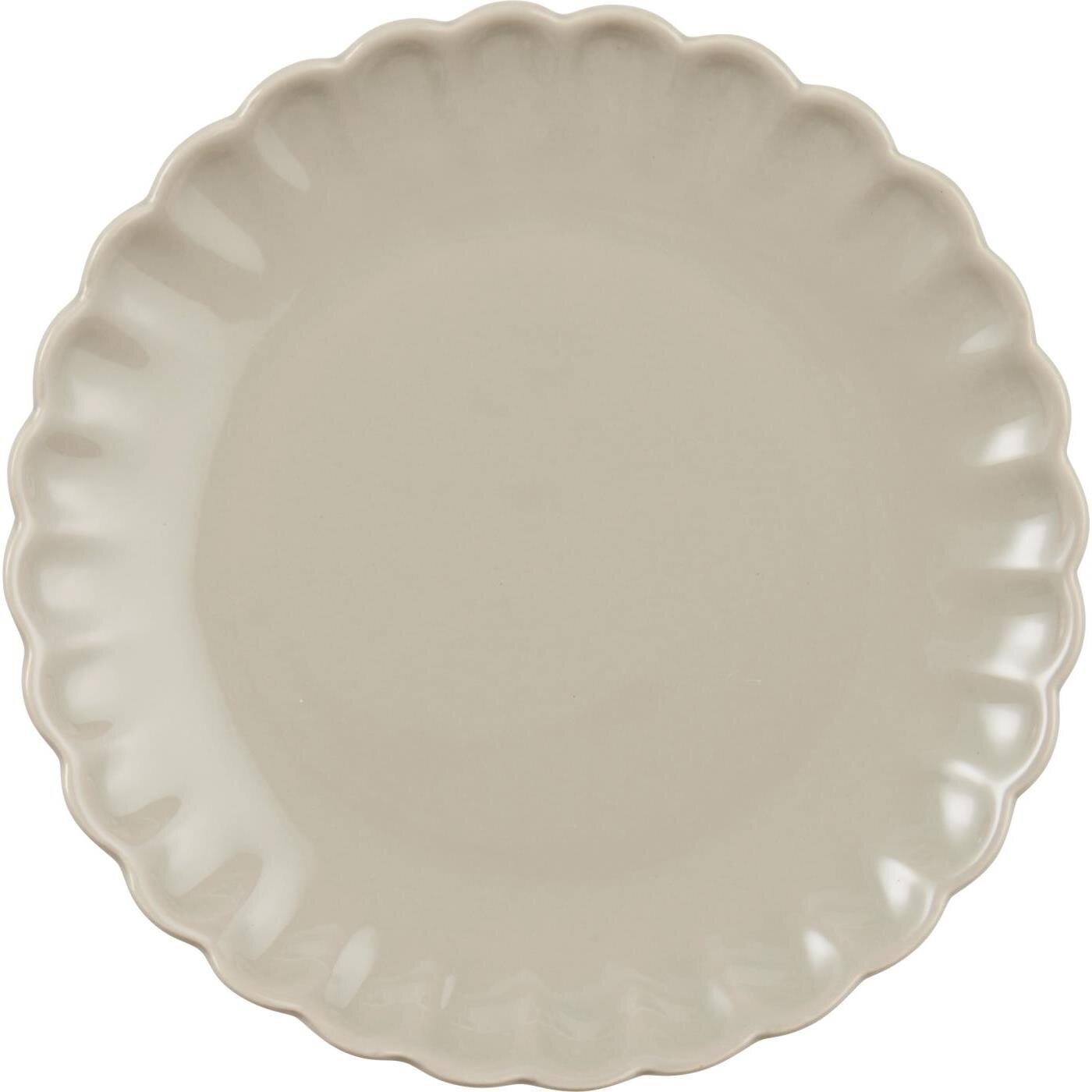 Teller Mynte, Ø 19,5 cm, latte 