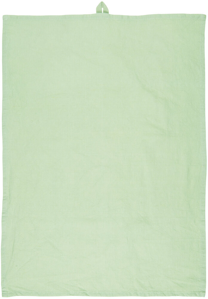Geschirrtuch Freja aus Leinen und Baumwolle, misty jade 