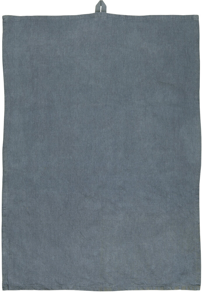 Geschirrtuch Freja aus Leinen und Baumwolle, cornflower 