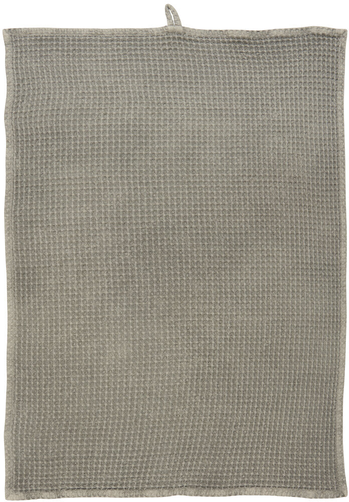 Geschirrtuch Waffelmuster, grau 