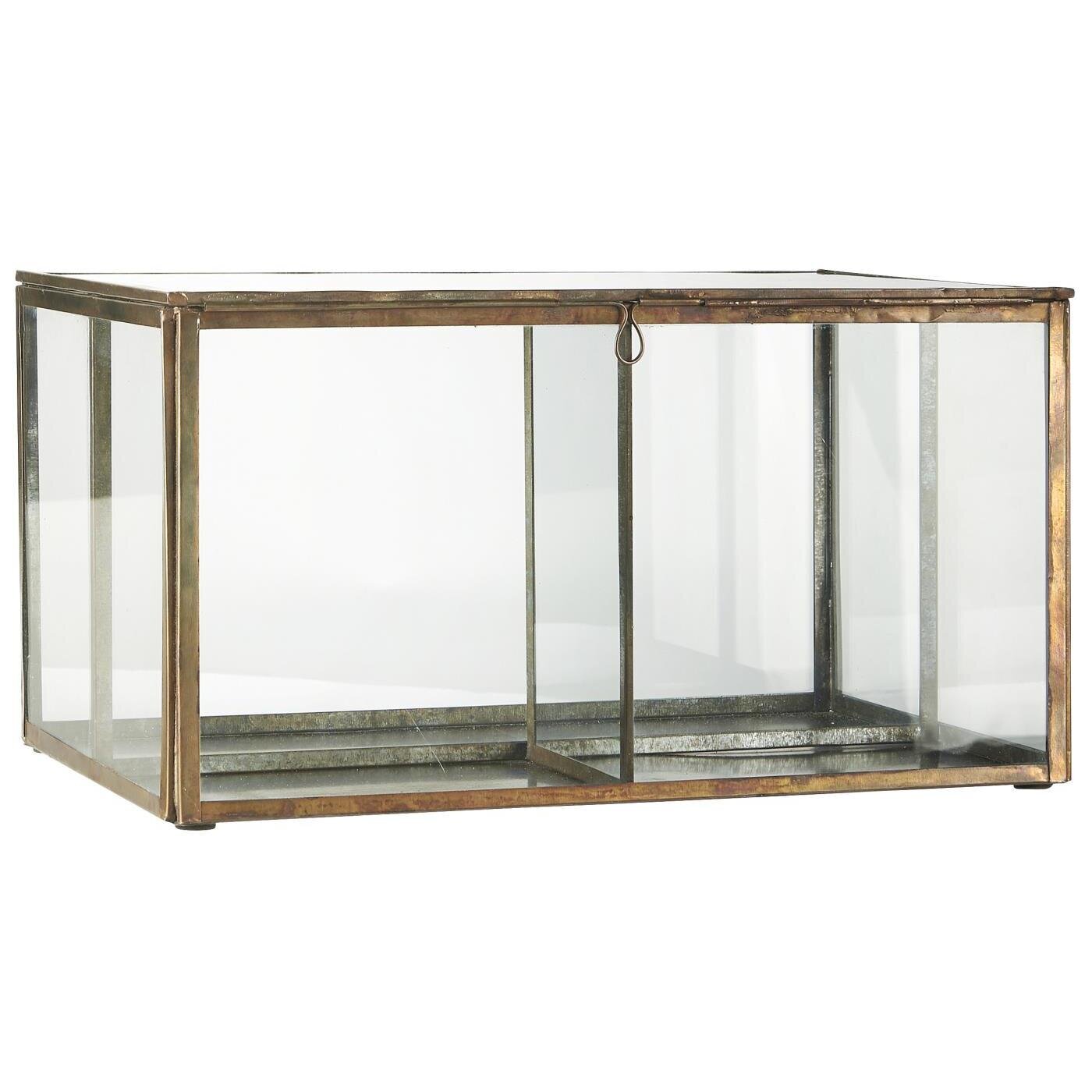 Glasbox mit Deckel und 3 Fächern | IB Laursen