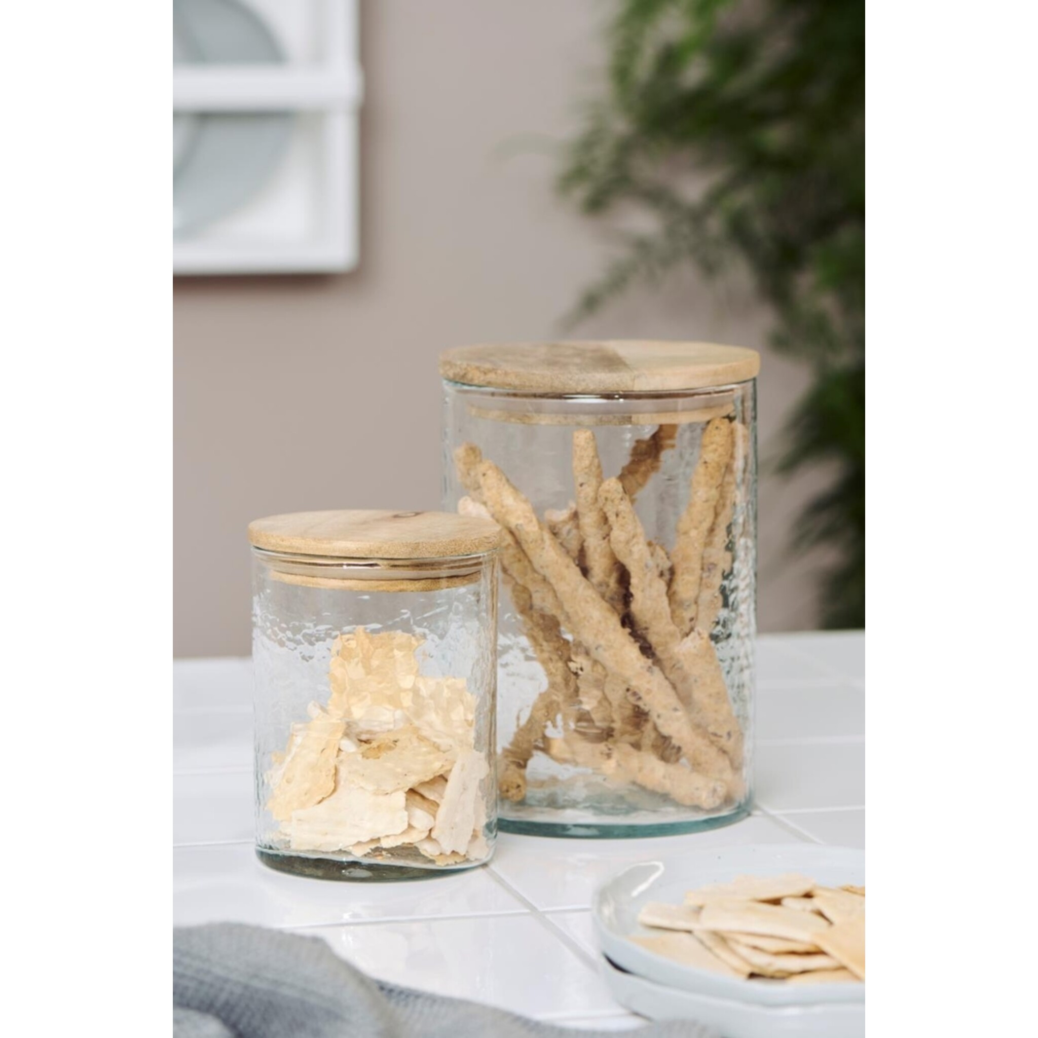 IB Laursen Vorratsglas mit Mango-Holzdeckel,  