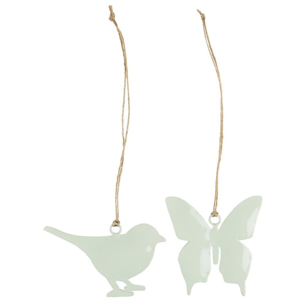 Hängefiguren Vogel und Schmetterling 2er, green tea 