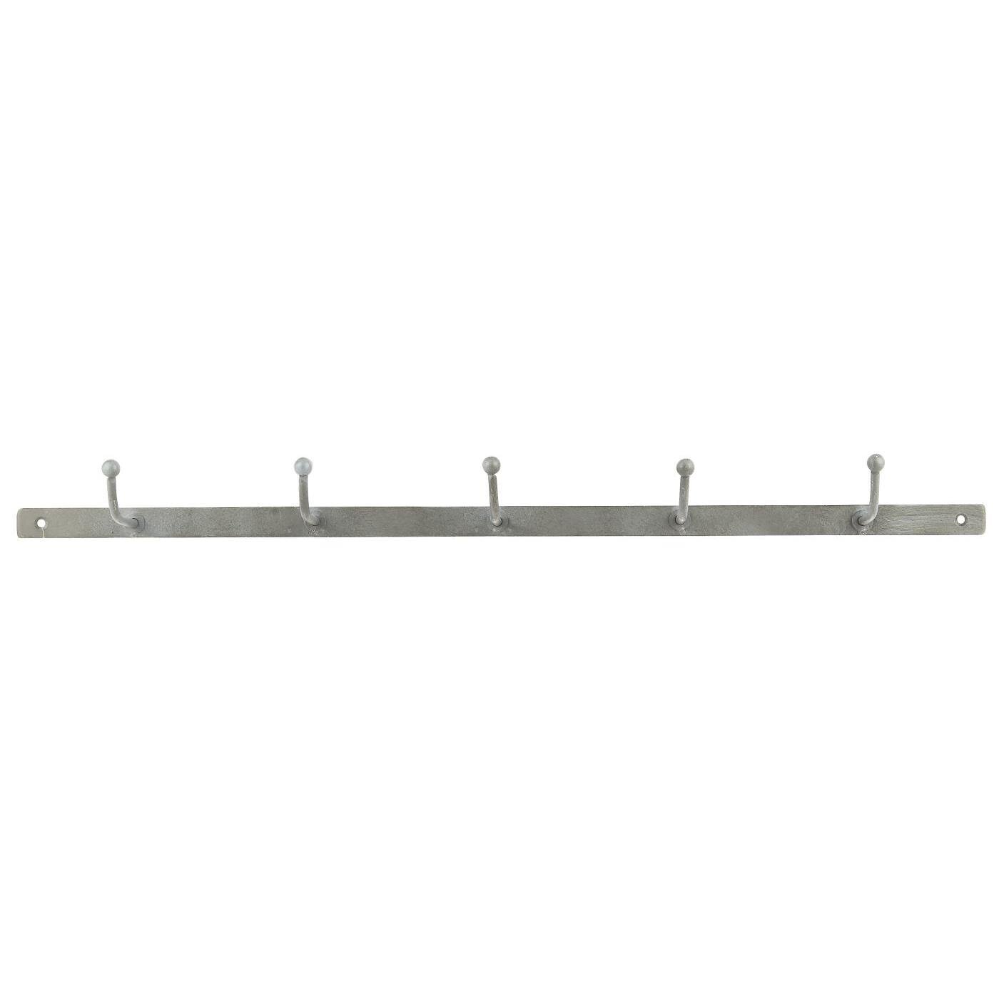 IB Laursen Hakenleiste mit 5 Haken, grau 