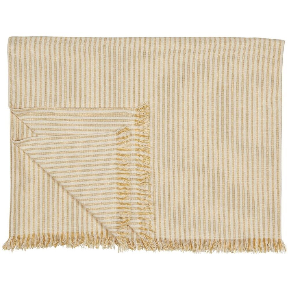 Hammam Handtuch mit Fransen Otto, mustard 