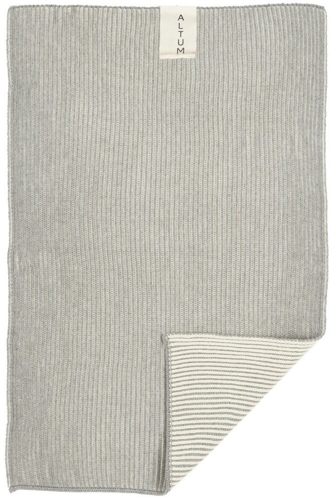 Handtuch ALTUM gestrickt, dunkelgrau 