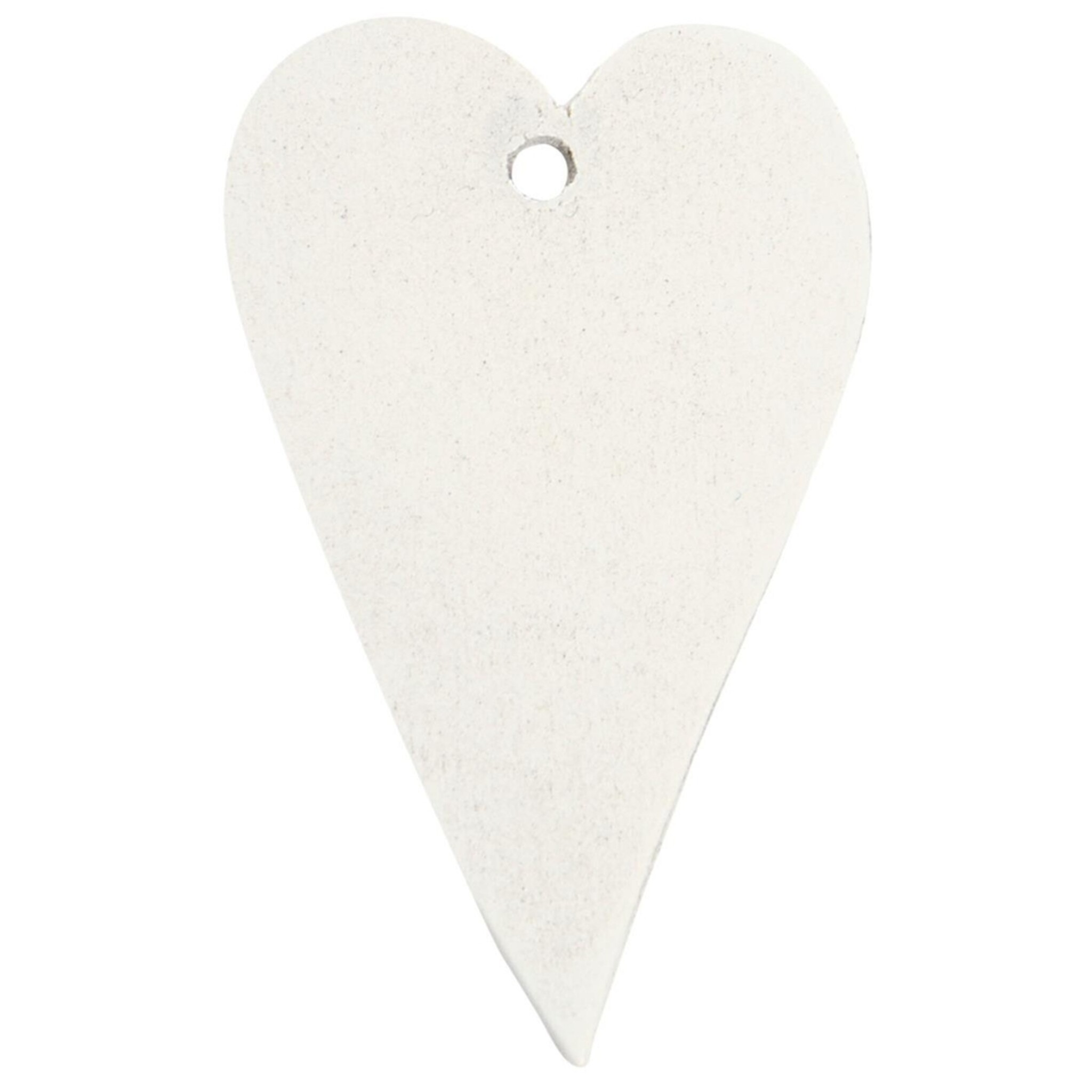 Herzanhänger Geschenkanhänger aus Holz, weiss 
